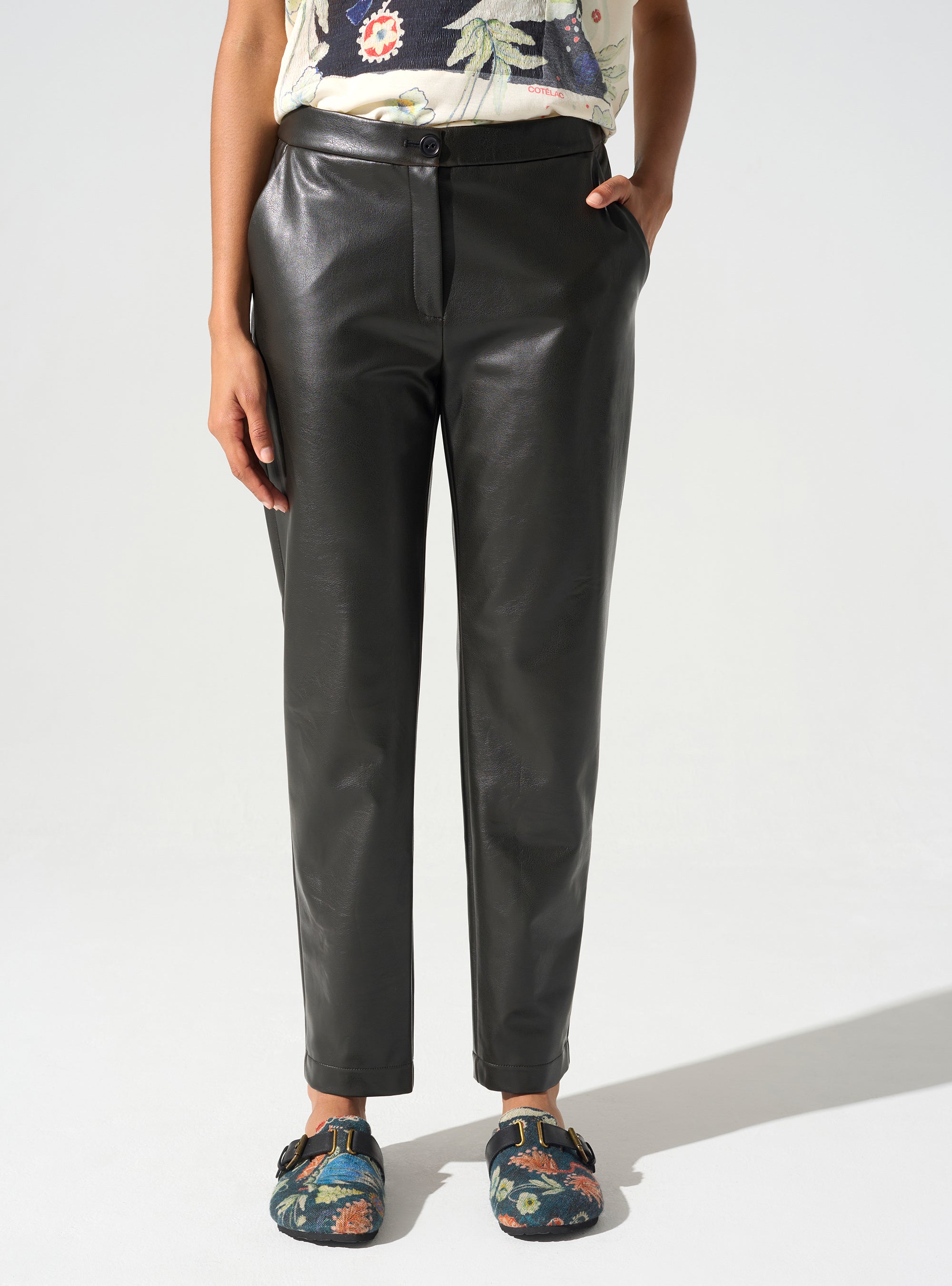 Pantalon droit 7/8 Cotélac 