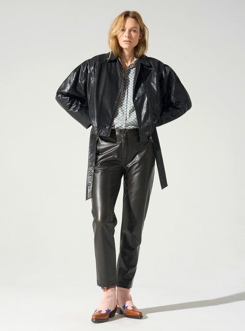 Leather jacket