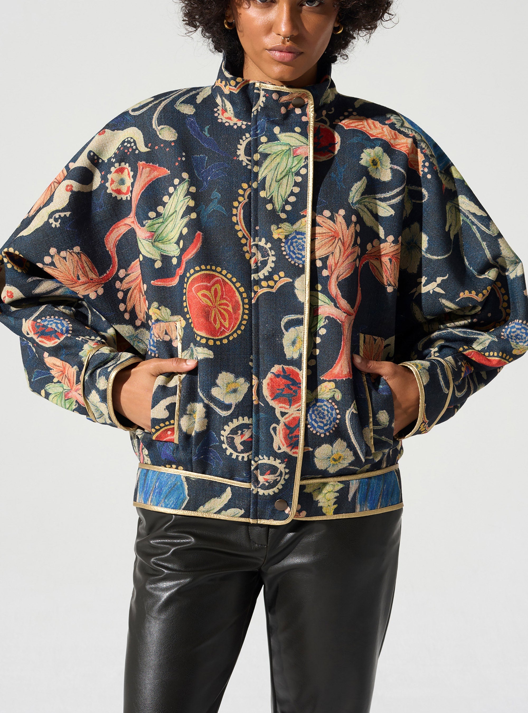 Blouson oversize col montant Cotélac 