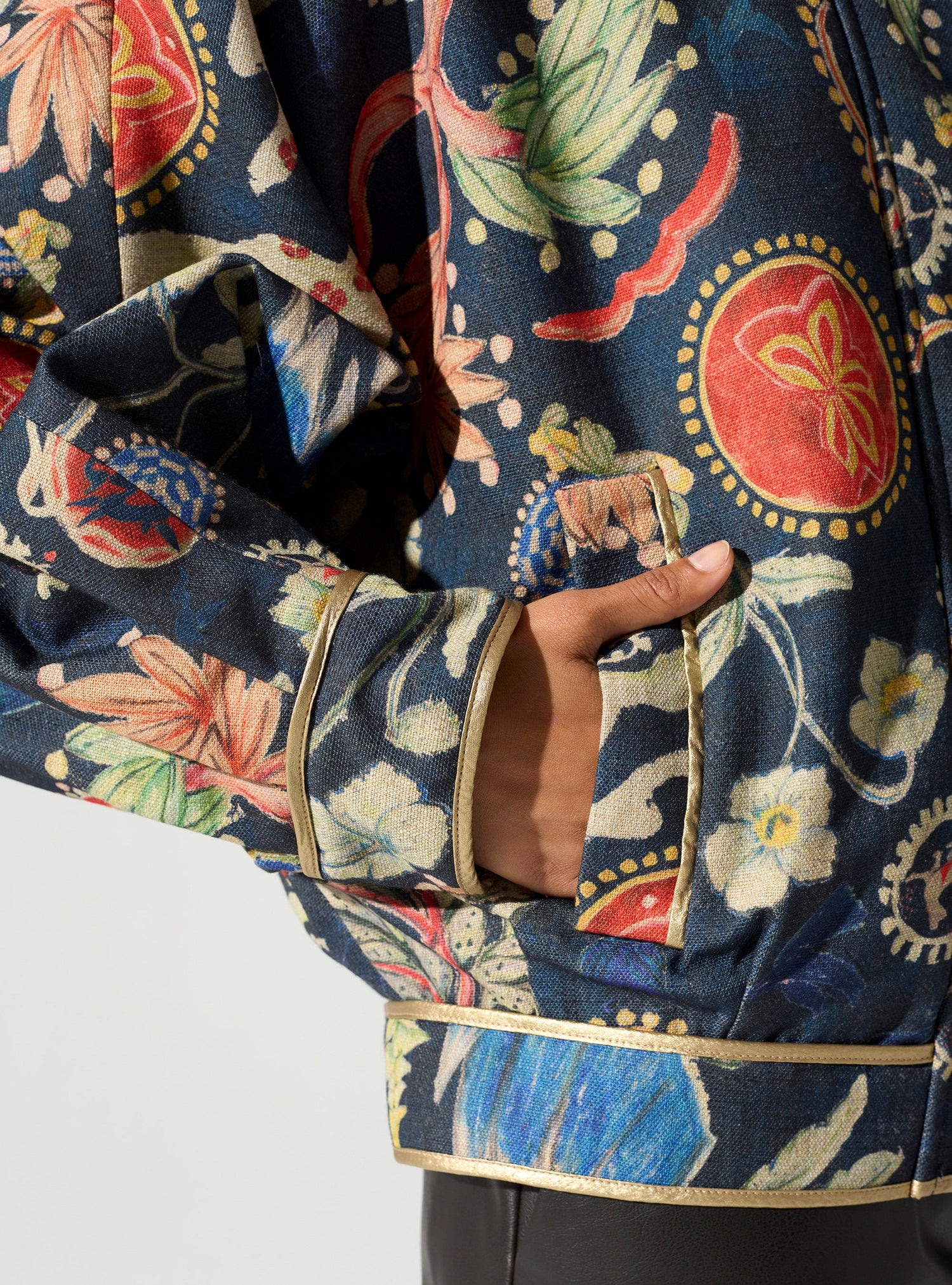 Blouson oversize col montant