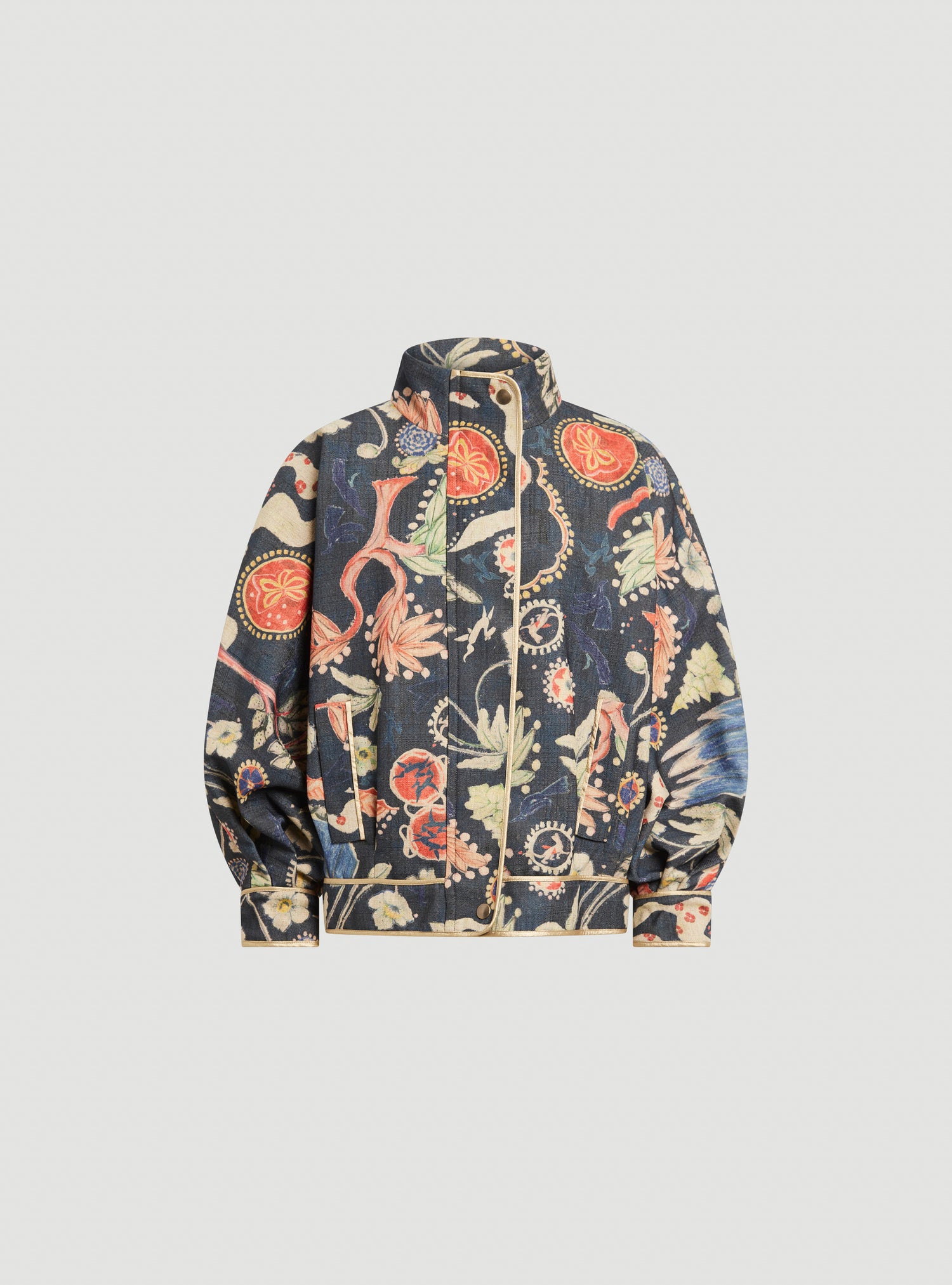 Blouson oversize col montant