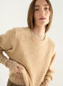 Jacquard-Wollpullover mit gearbeiteten Ärmeln – Gerader Schnitt