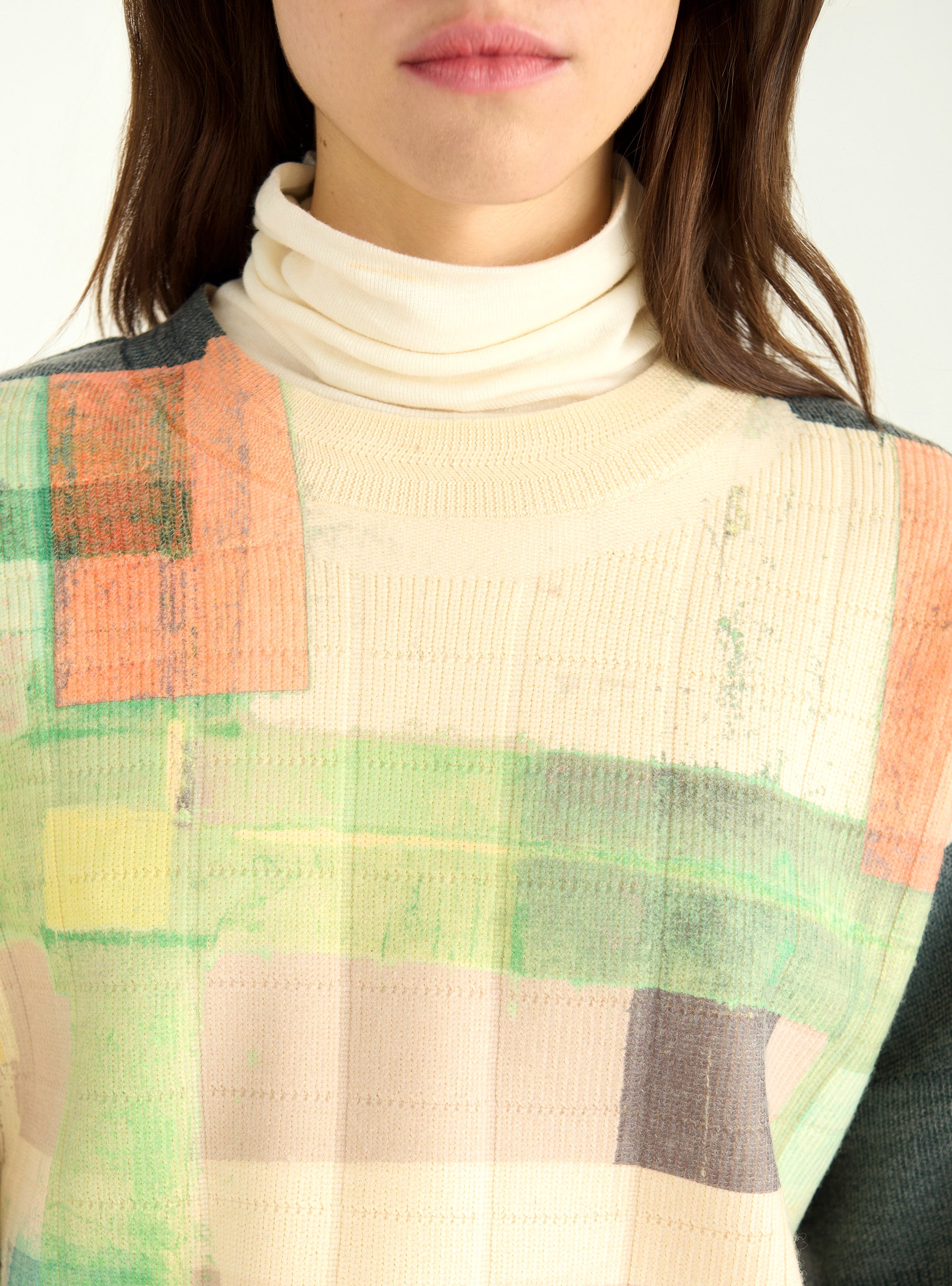 Sublimierter technischer Strickpullover