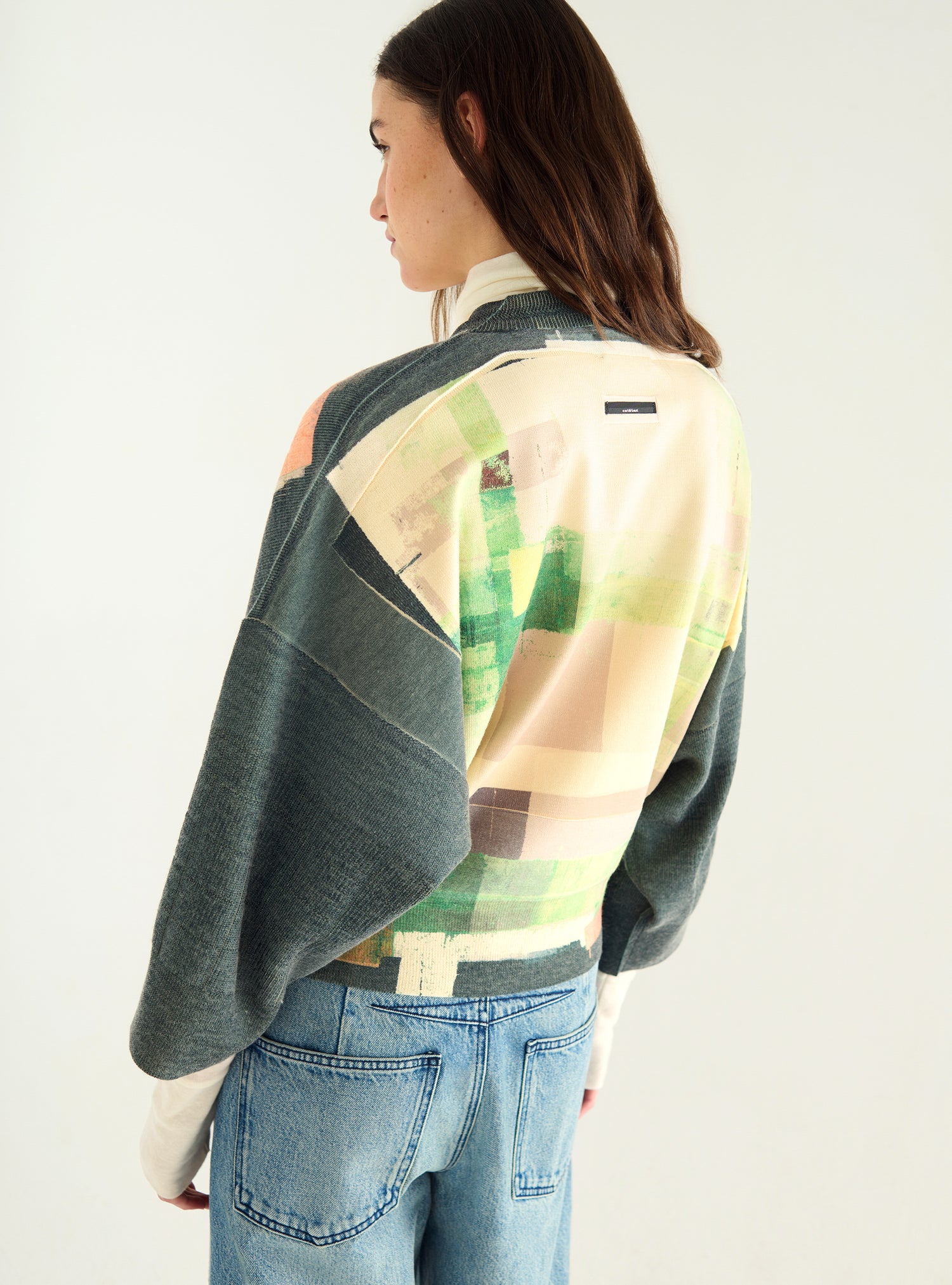 Sublimierter technischer Strickpullover