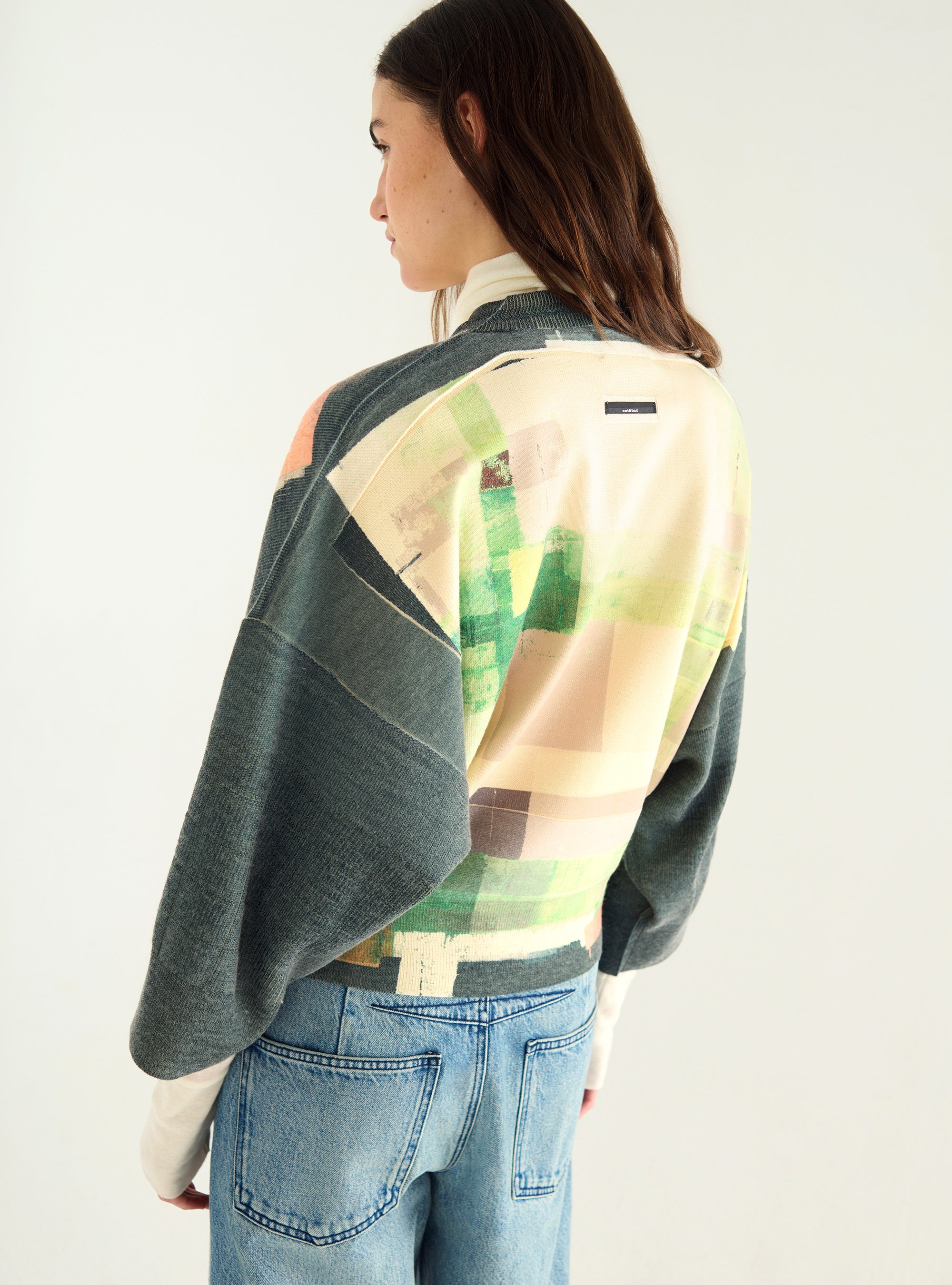 Sublimierter technischer Strickpullover