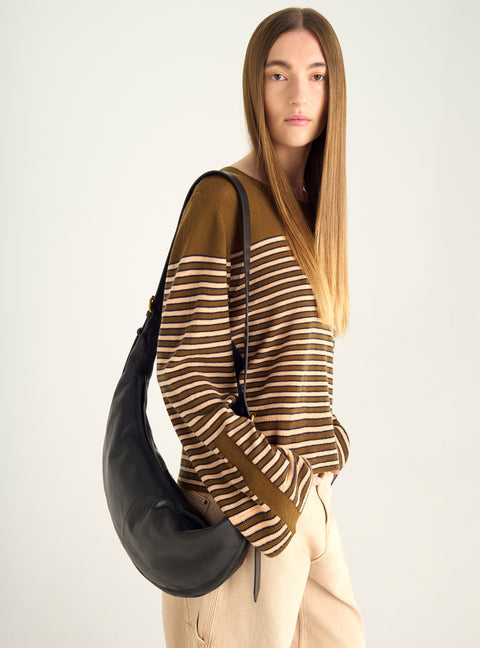 Merino wool sailor top