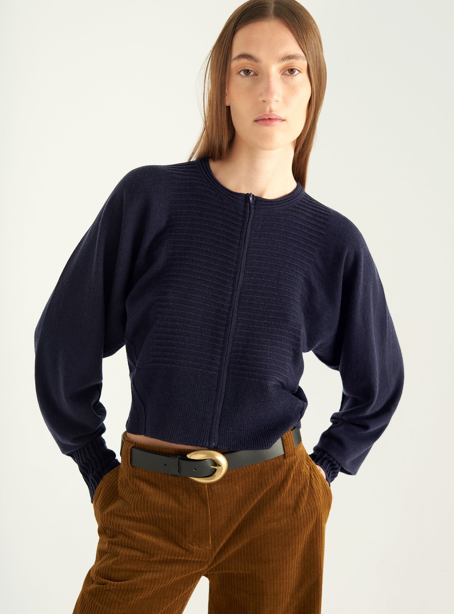 Cardigan en laine mérinos