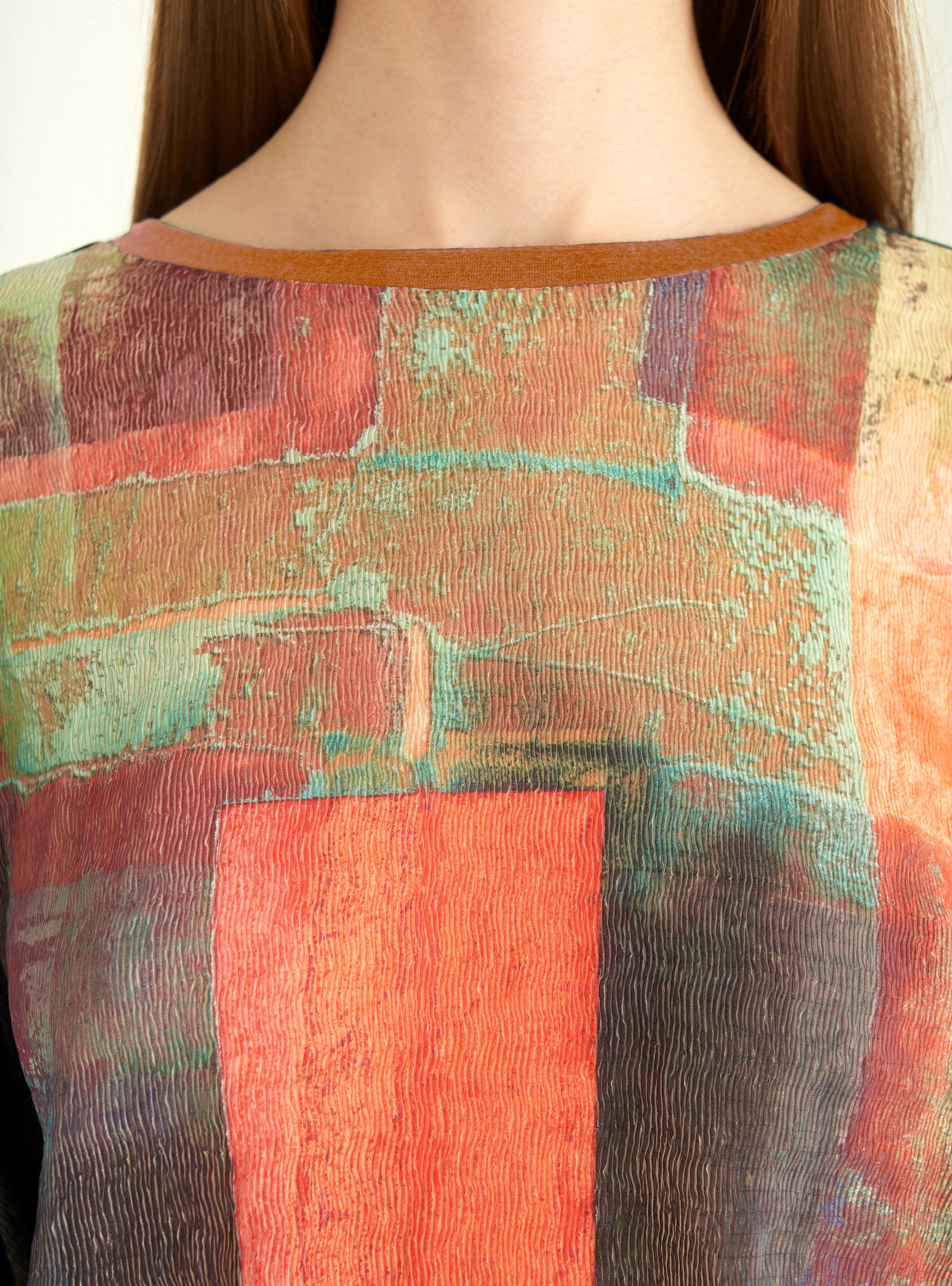 Sublimiertes T-Shirt aus zwei Materialien