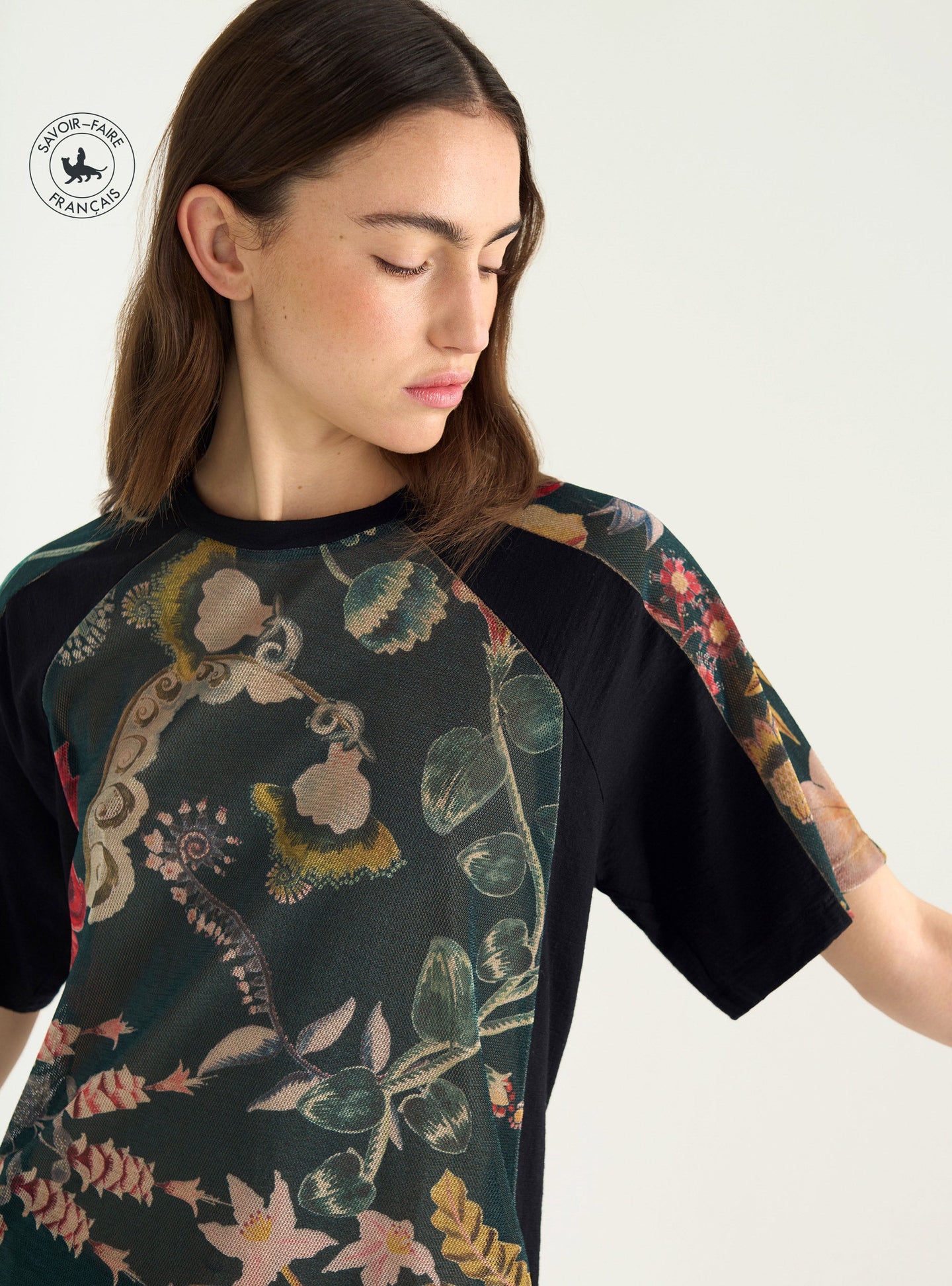 T-shirt bi-matière sublimé Cotélac 