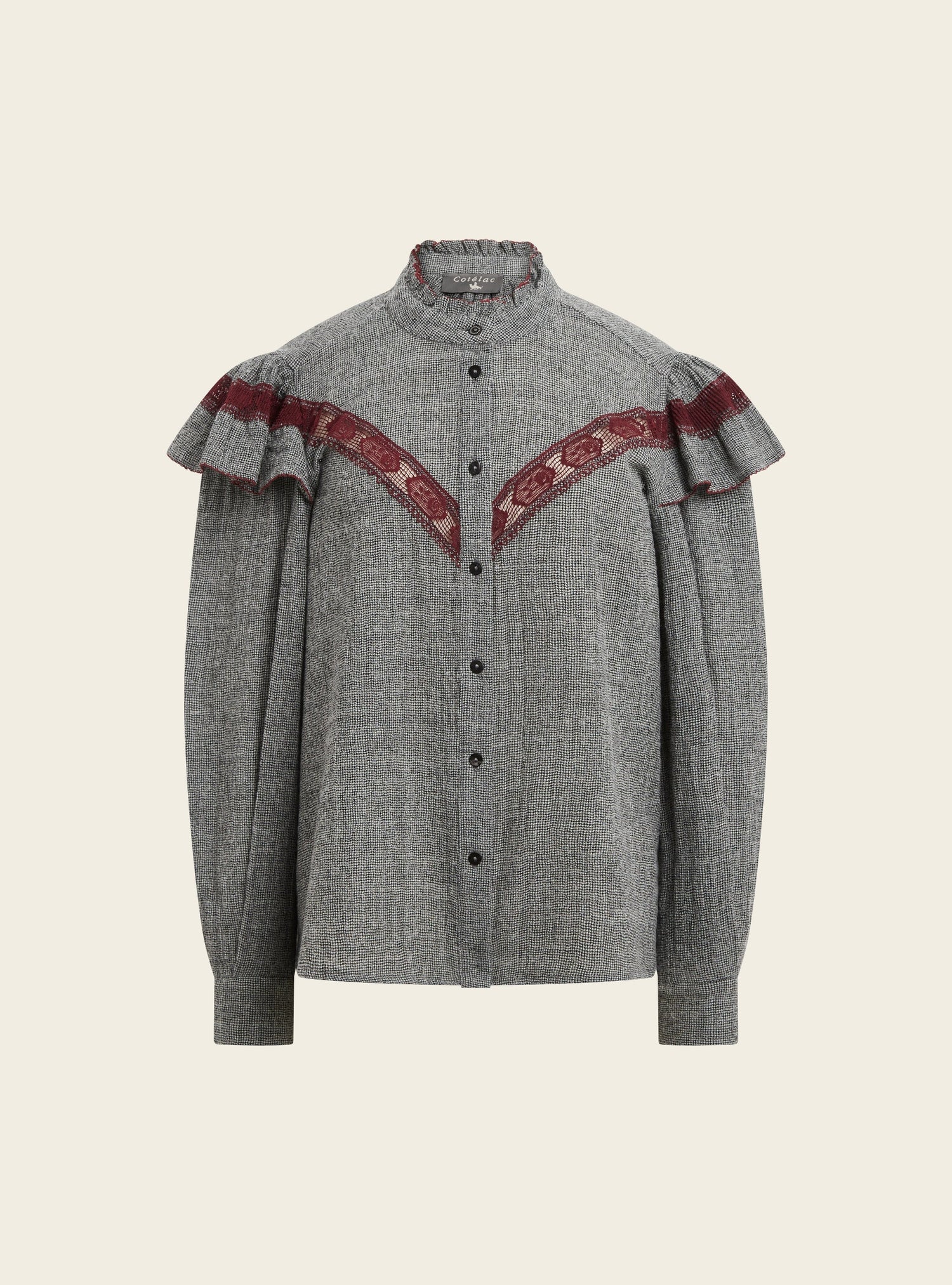 Chemise en laine et coton Cotélac 