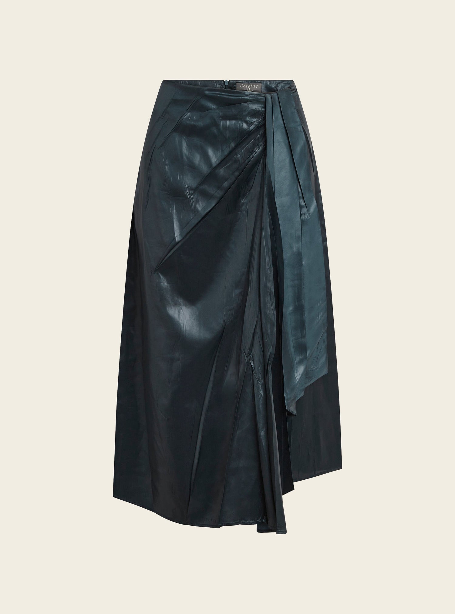 Jupe plissée satinée Cotélac 