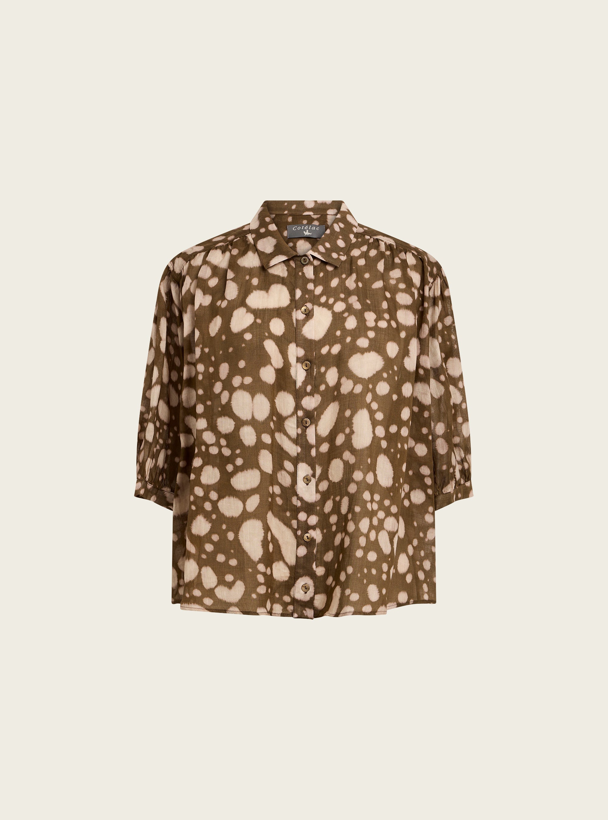 Chemise à manches ballon Cotélac 