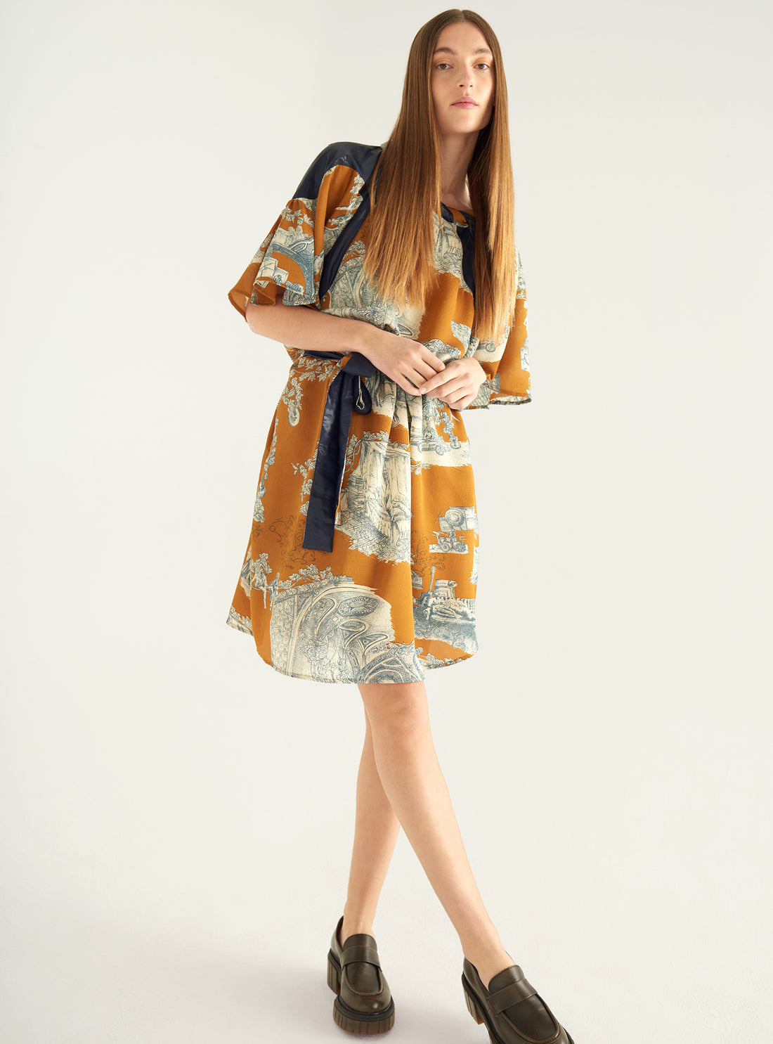Bedrucktes Kleid