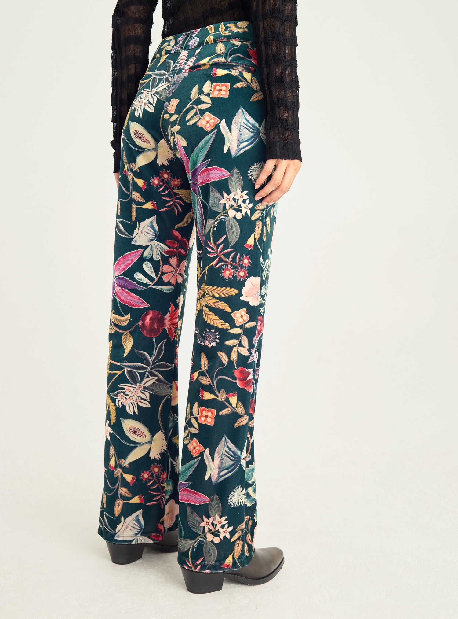 Bedruckte Samthose