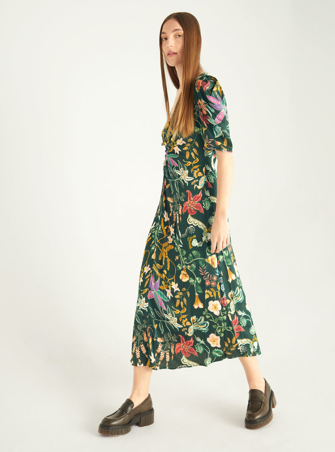 Robe longue ajustée