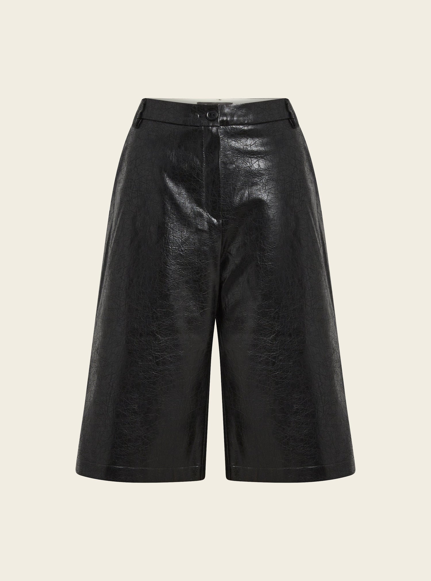 Jupe-culotte en imitation cuir vieilli Cotélac 