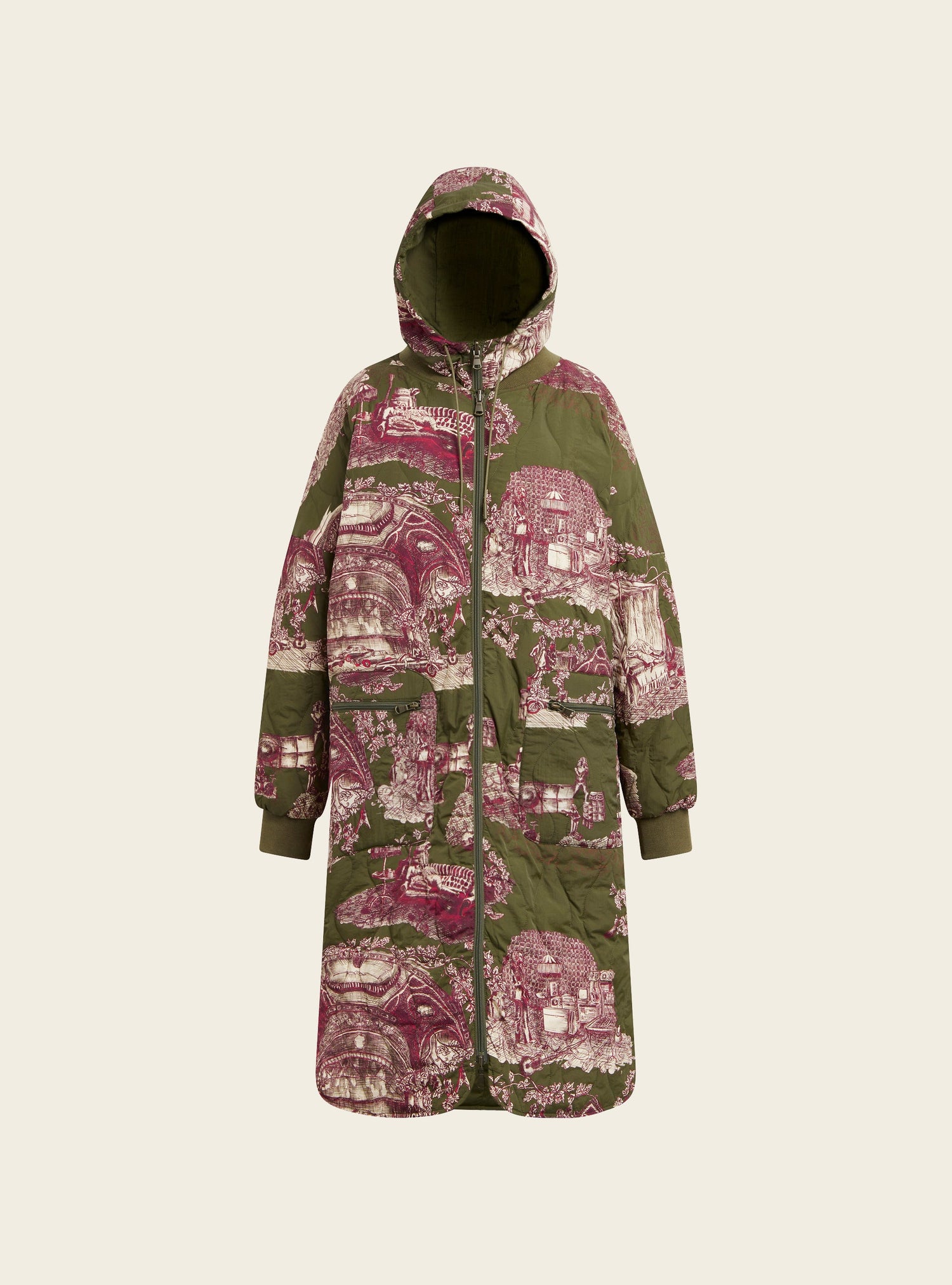 Doudoune longue réversible Cotélac 