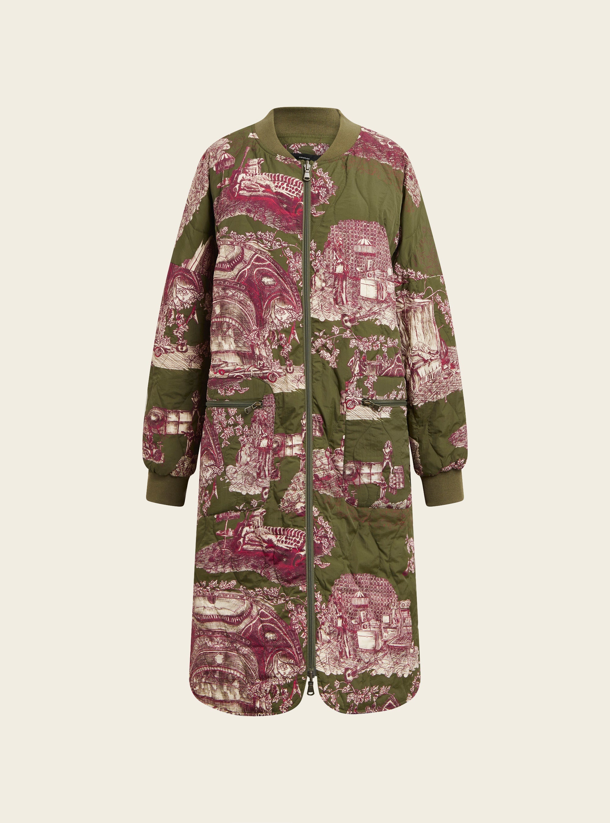 Doudoune longue réversible Cotélac 