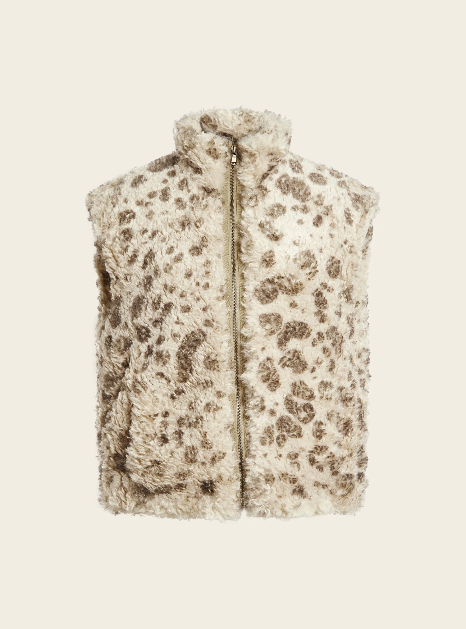 Gilet sans manches en fausse fourrure Cotélac 