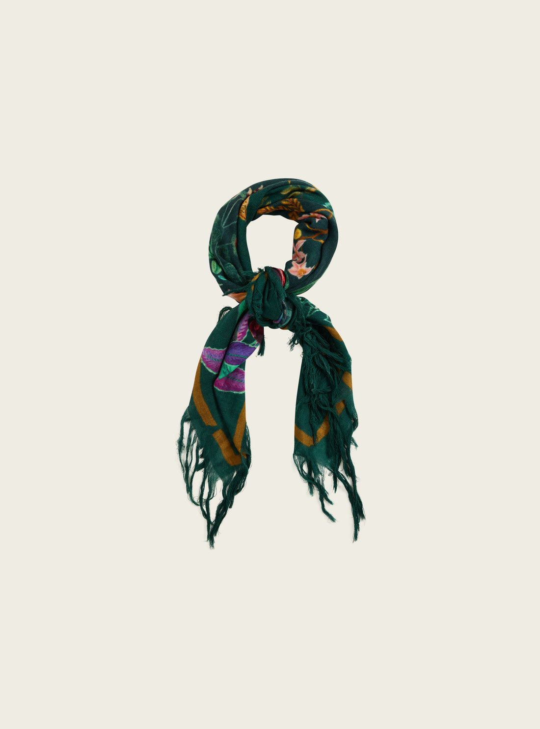 Foulard en laine imprimé exclusif “Bar Rock”