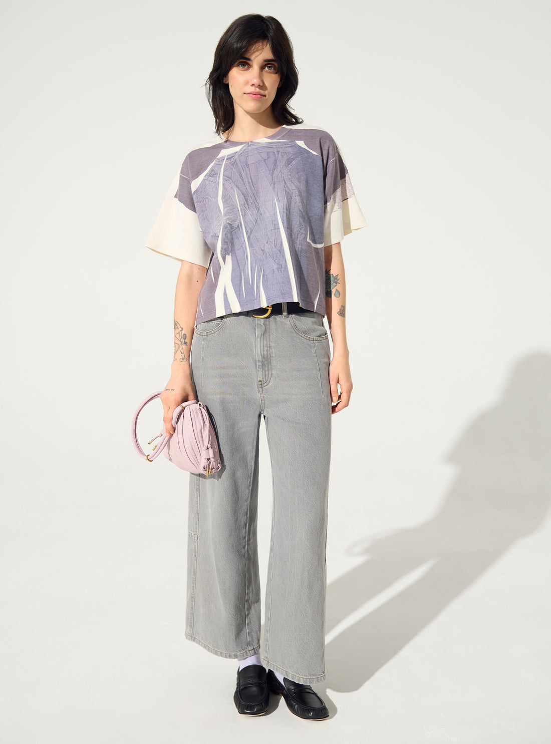 T-shirt ajusté sublimé bleu