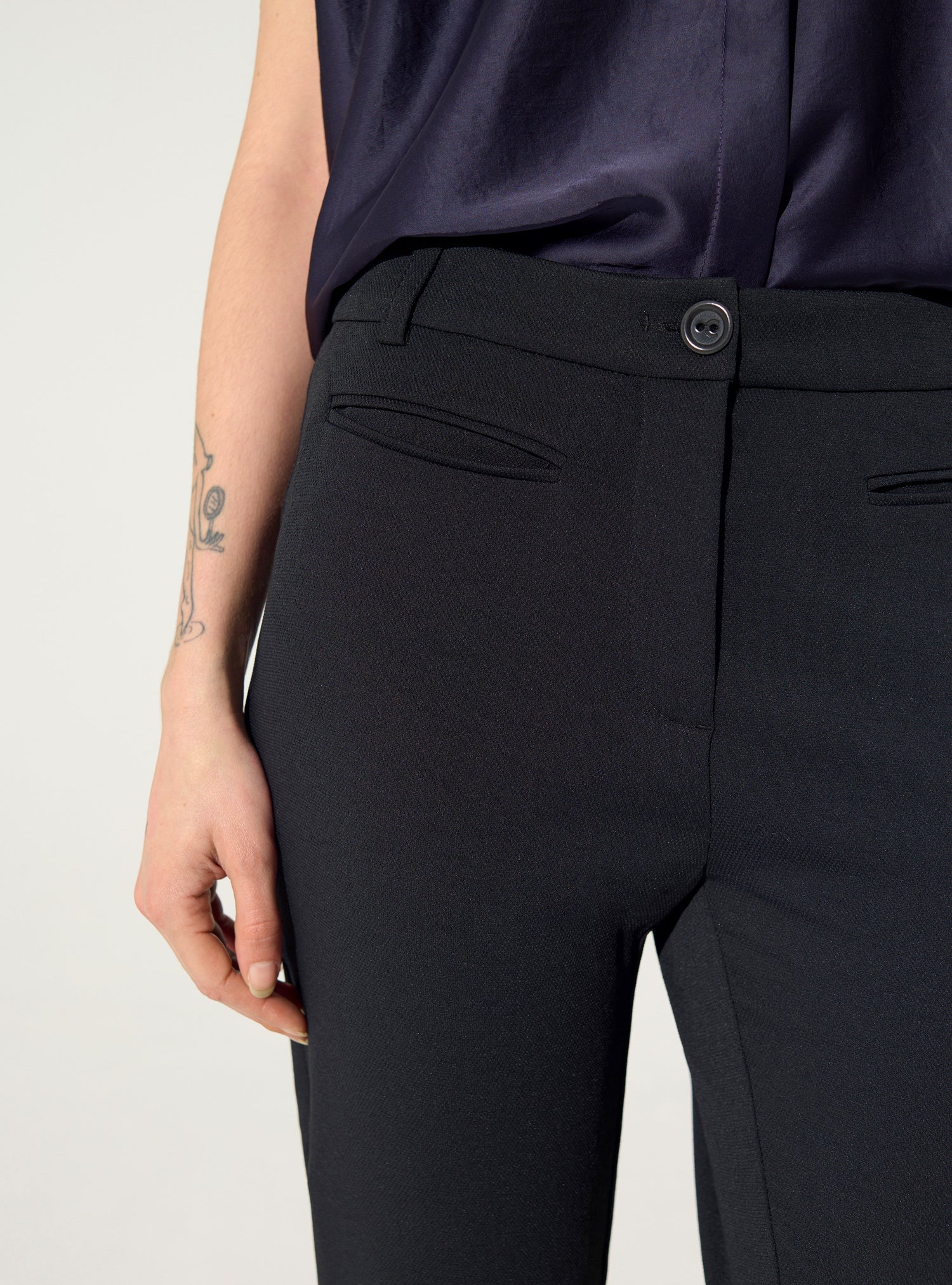 Pantalon droit noir