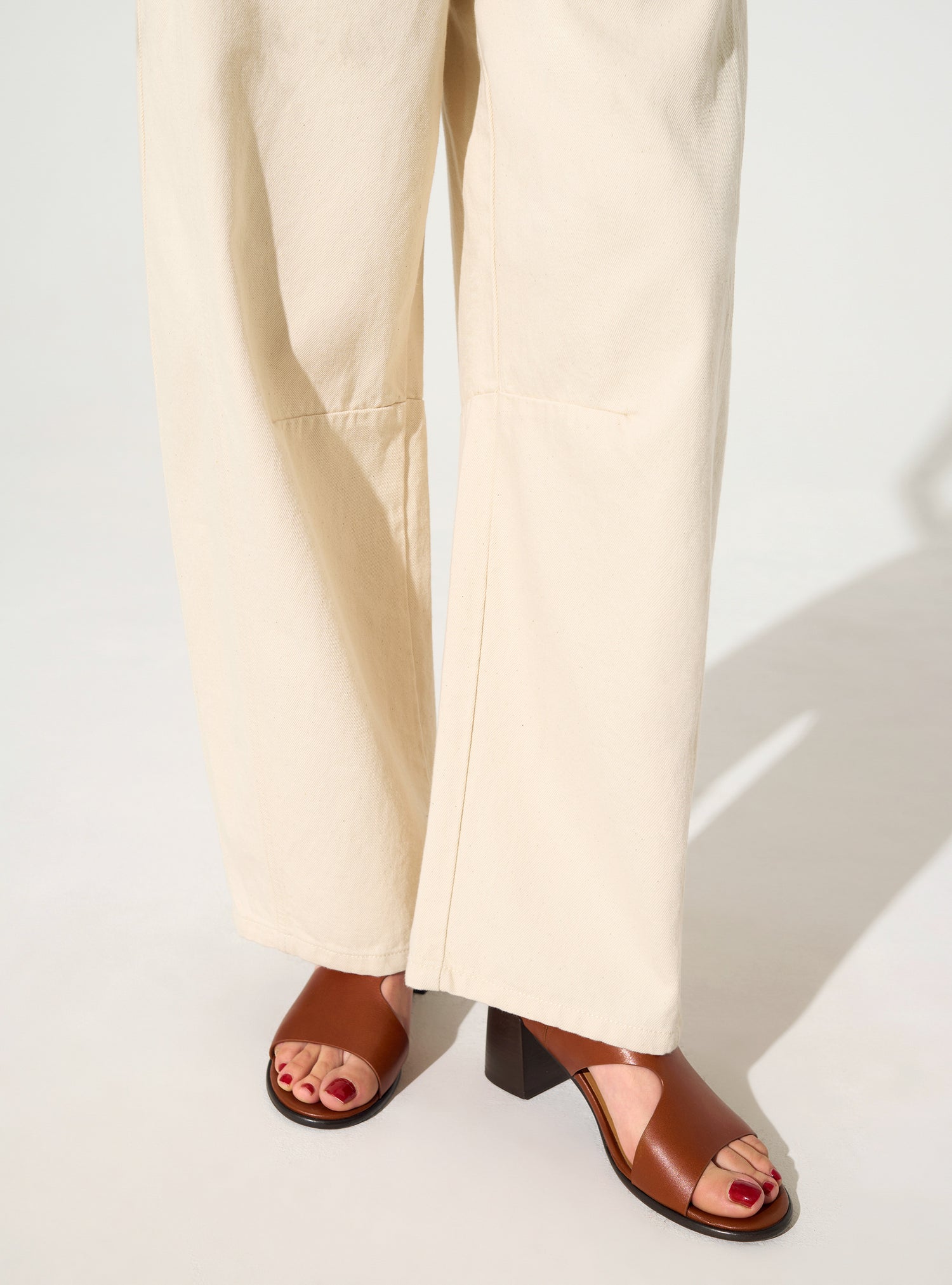 weiße Jeans aus Bio-Baumwolle