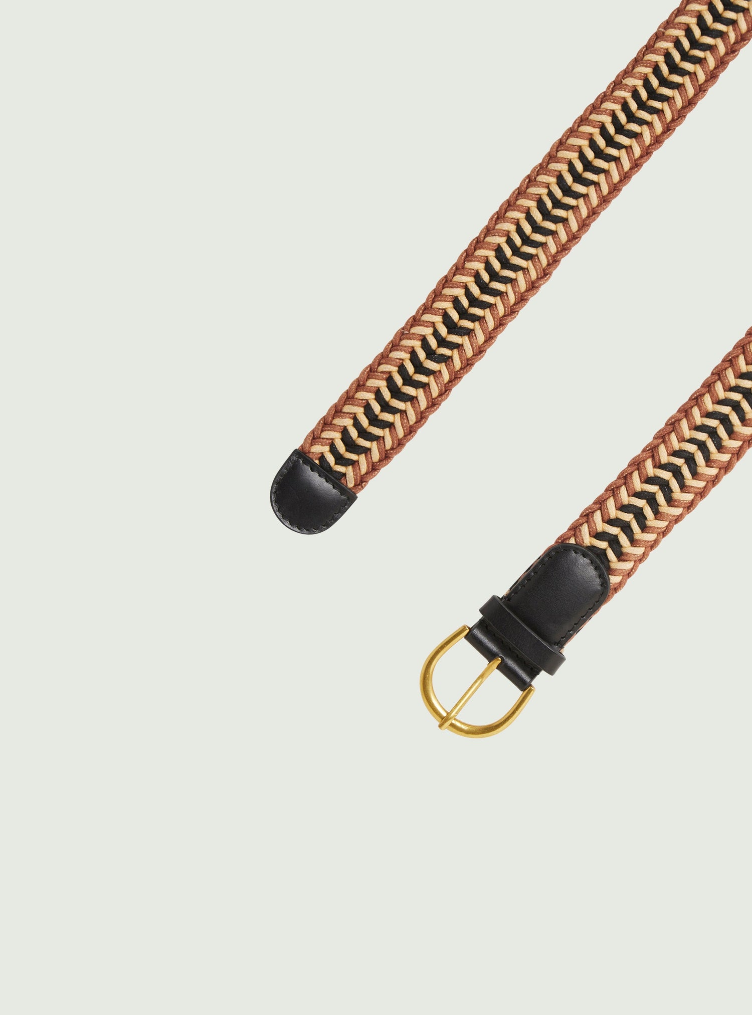 Ceinture en coton noir