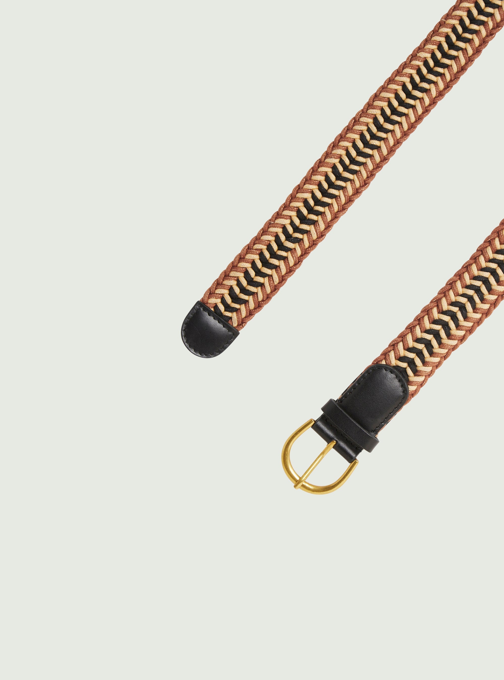 Ceinture en coton noir