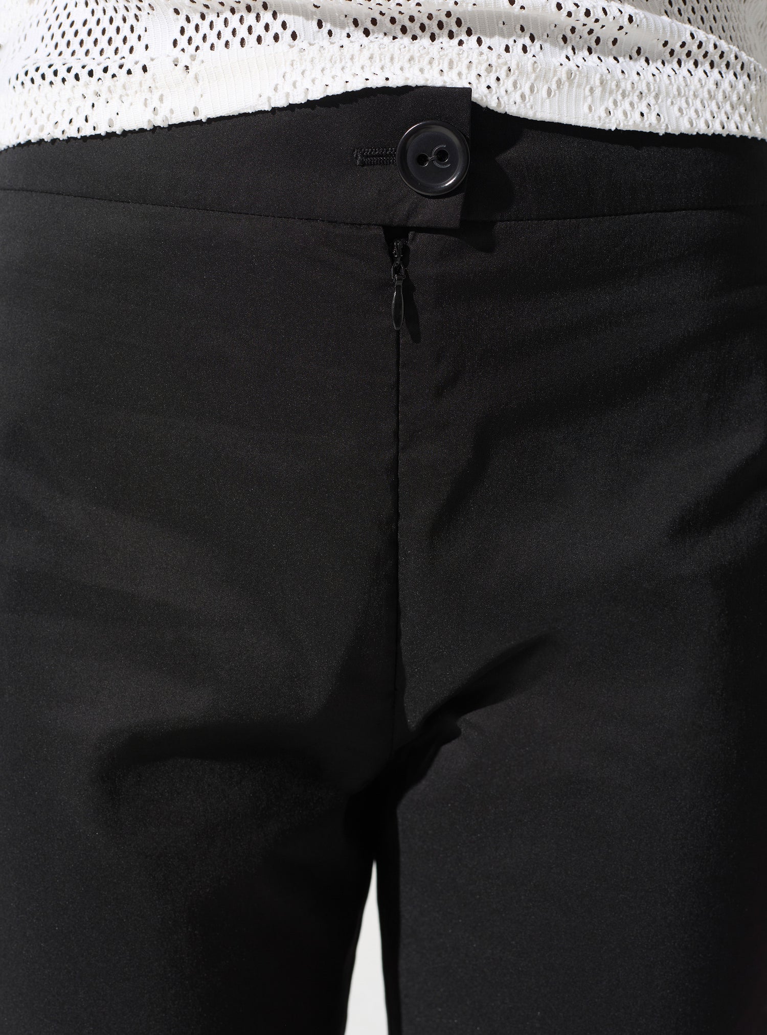 Schwarze Caprihose