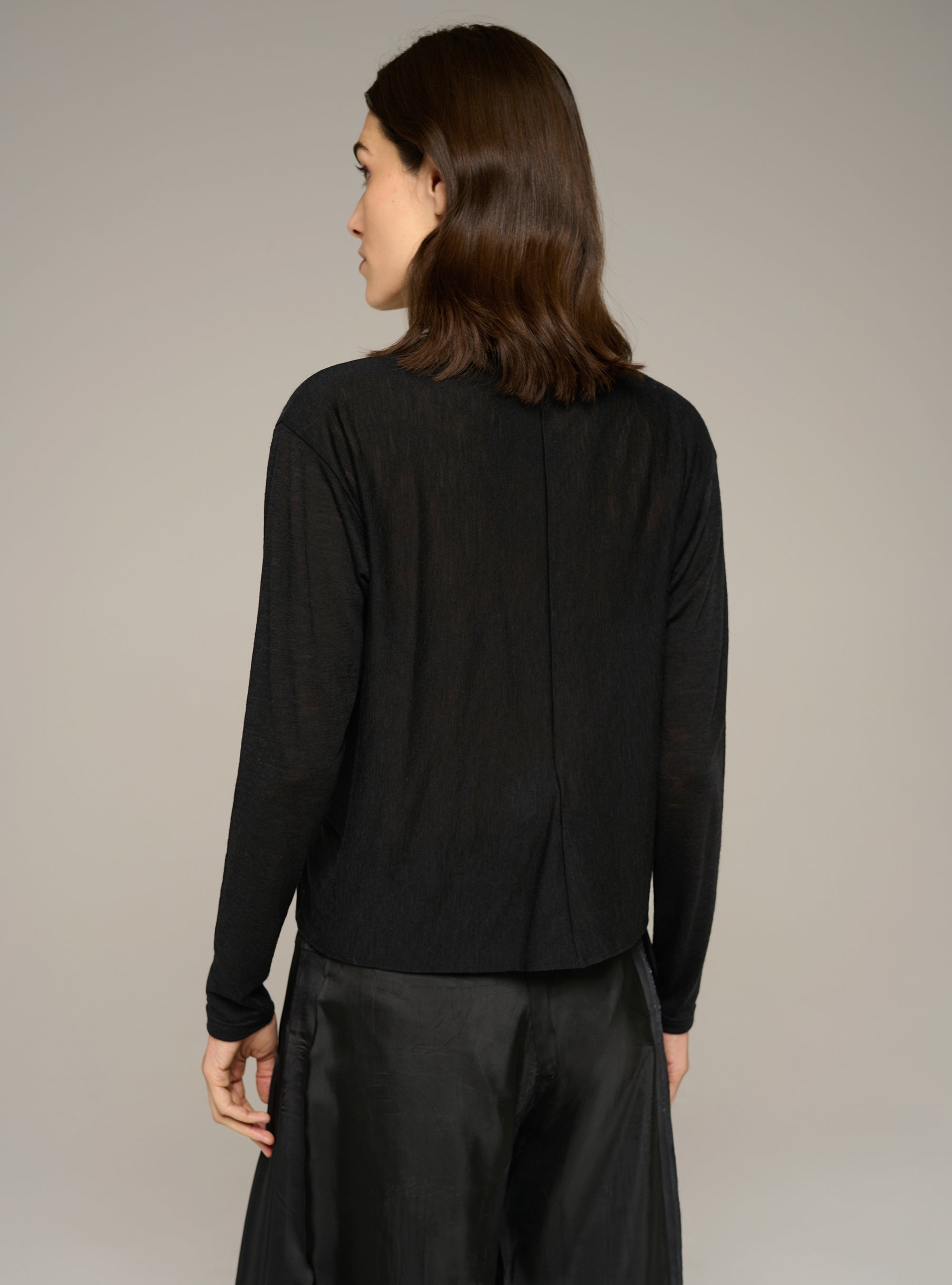 Cotélac tee-shirt ajusté col bateau manches longues