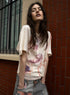 Tee-shirt imprimé grosses fleurs Cotélac 