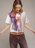 Bedrucktes Kurzarm-T-Shirt