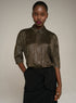 Chemise courte oversize plissée Cotélac 
