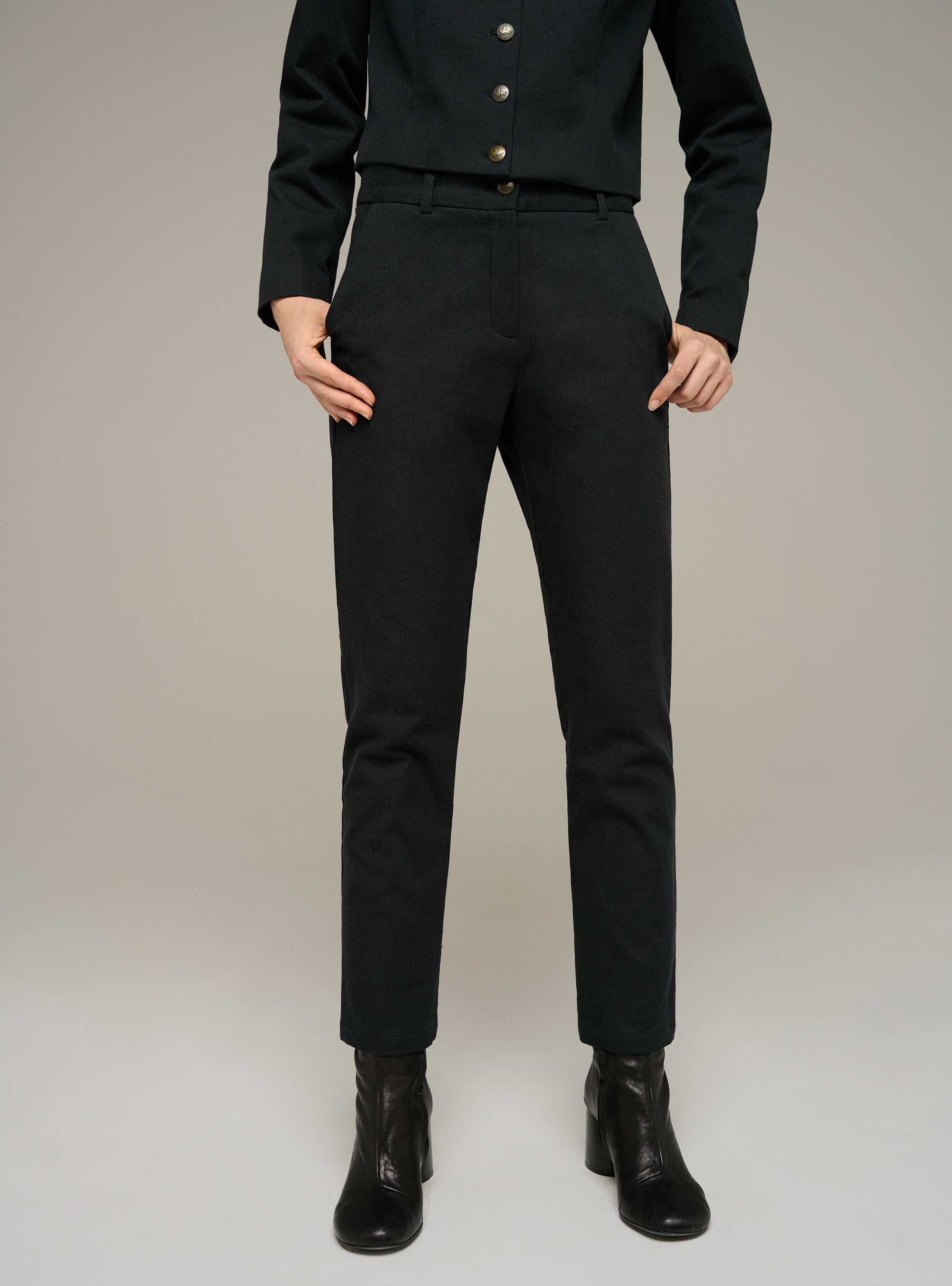 Pantalon droit noir