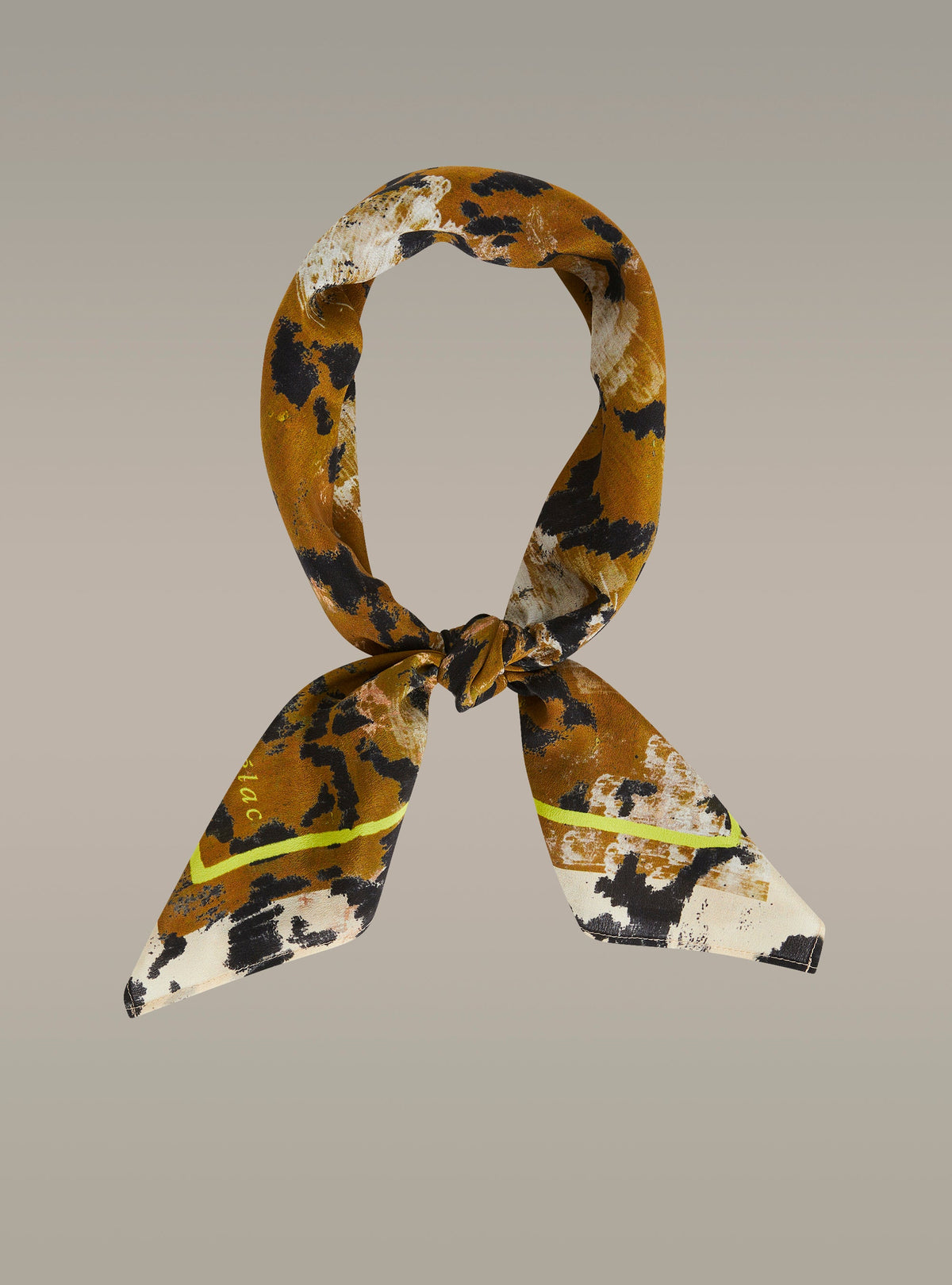 Foulard en soie imprimé Cotélac 