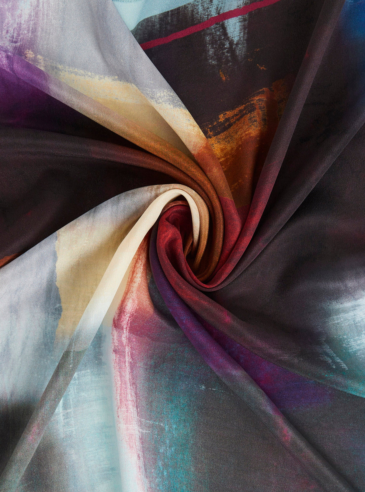Foulard en soie imprimé Cotélac 