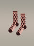 Rot karierte Socken