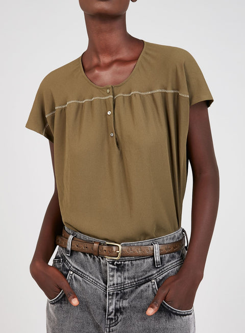 Flowy Buttoned Blouse