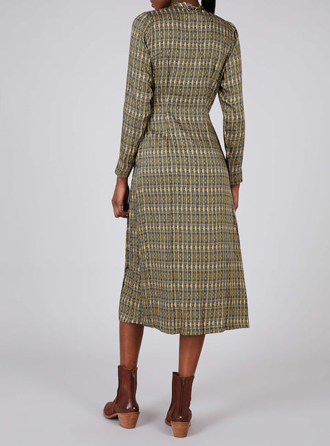 Printed Wrap Dress