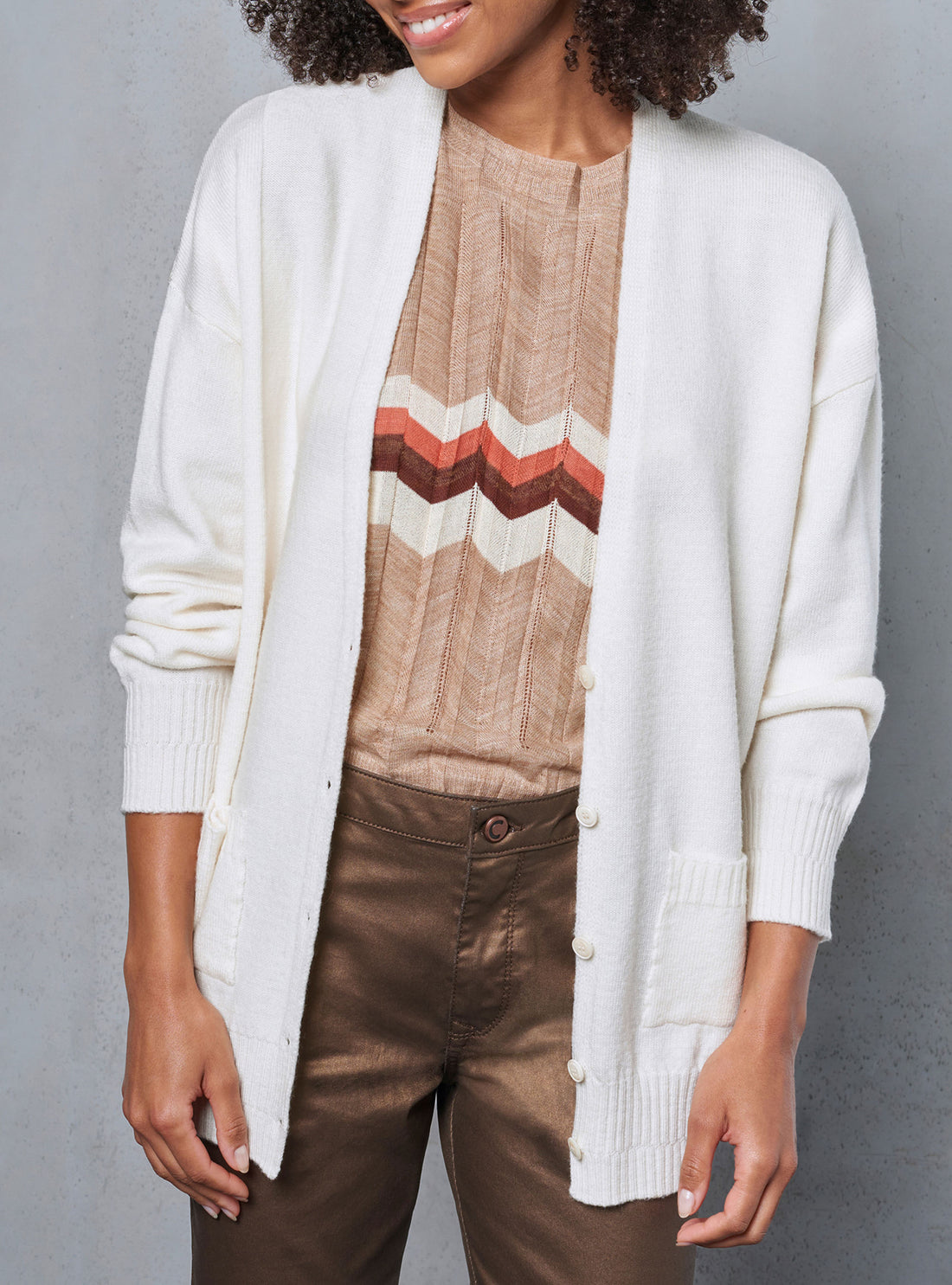 Wool V-Neck Cardigan