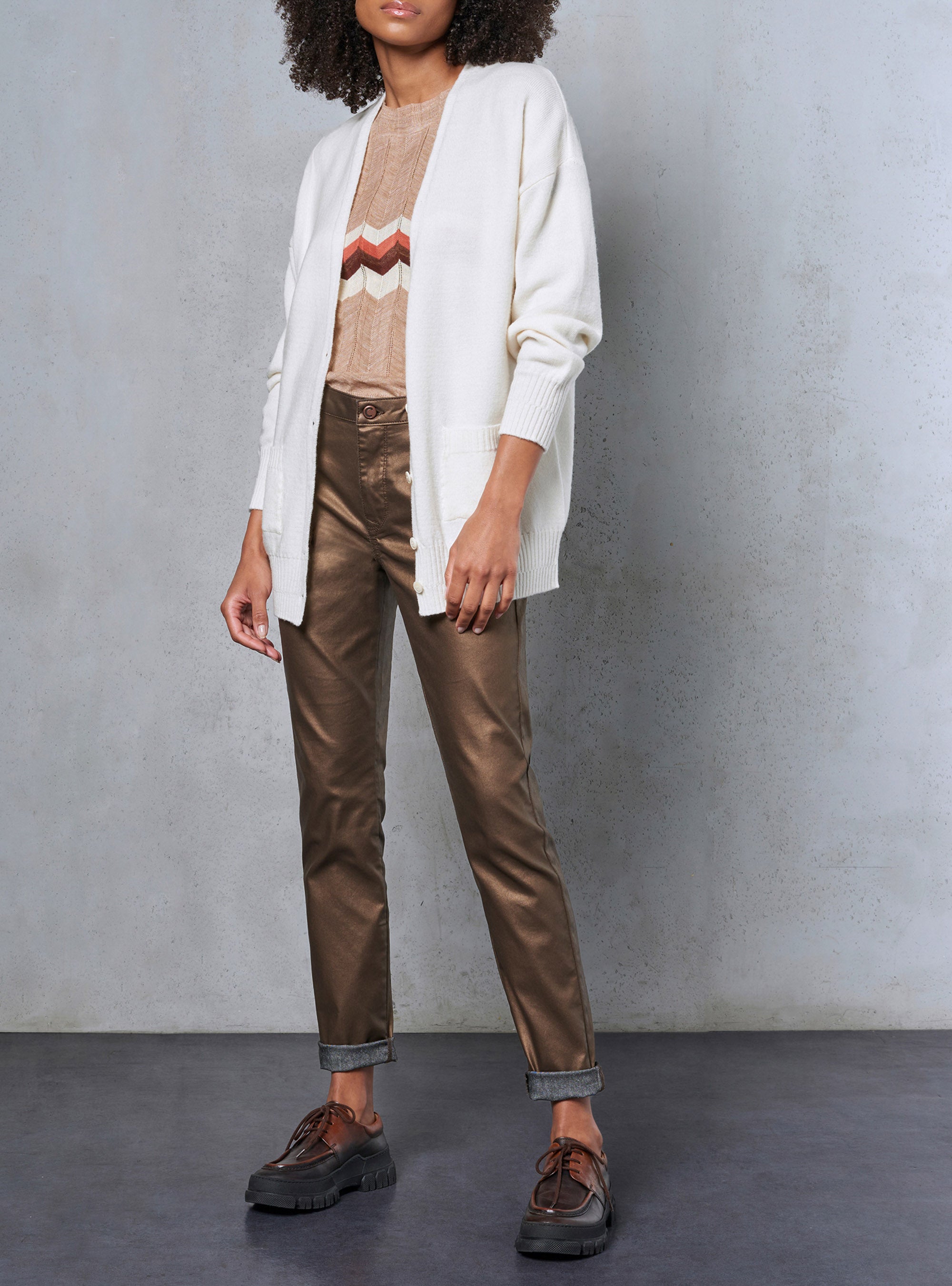 Wool V-Neck Cardigan