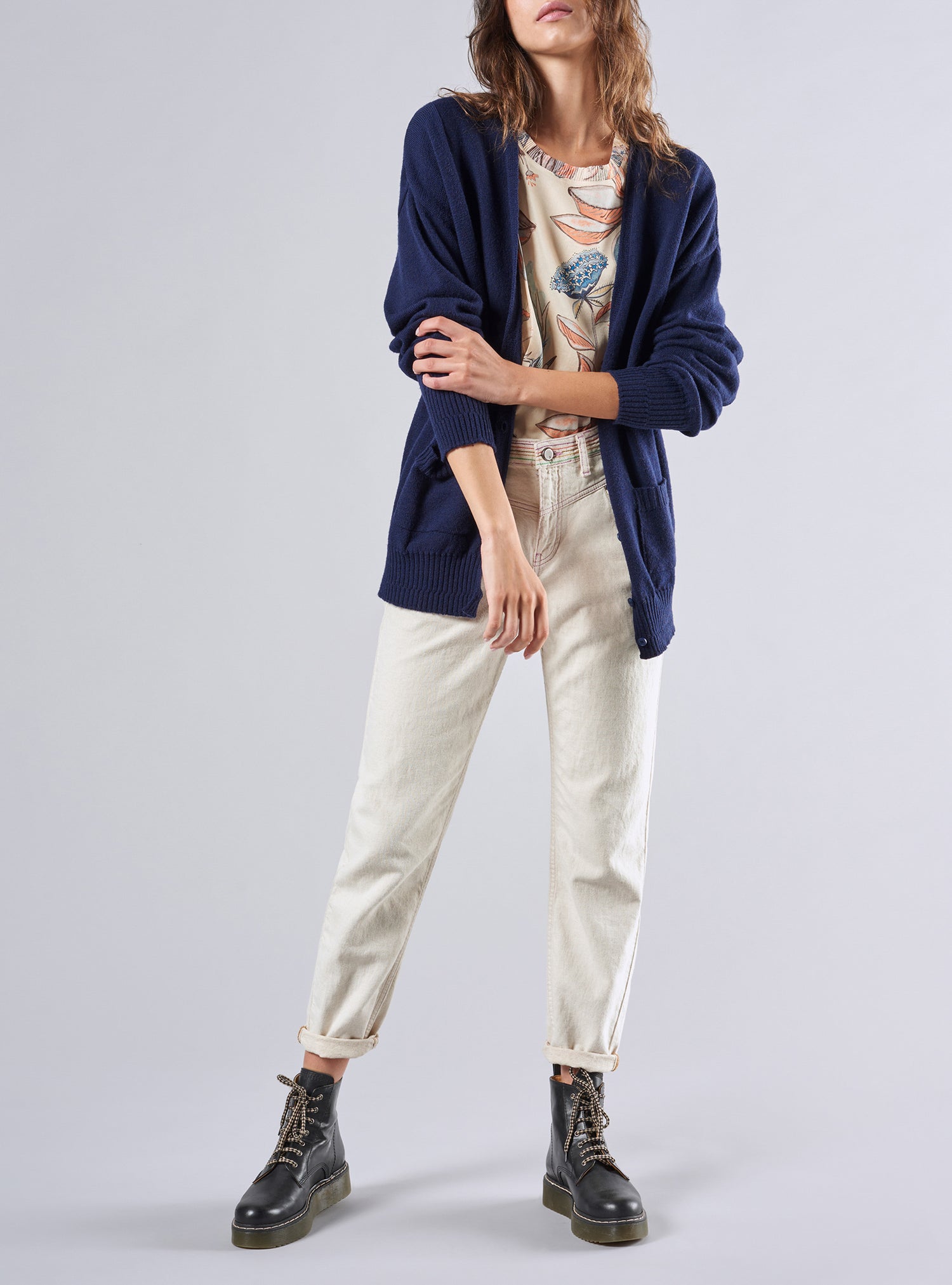 Wool V-Neck Cardigan