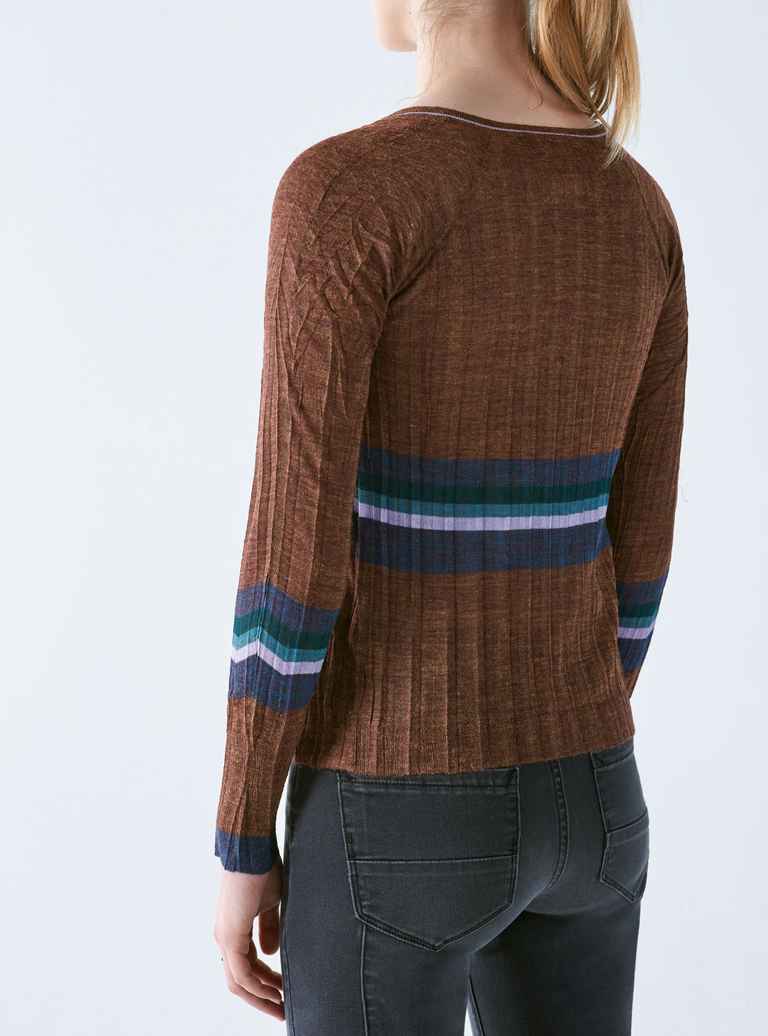 Fine Knit Cardigan With Tie