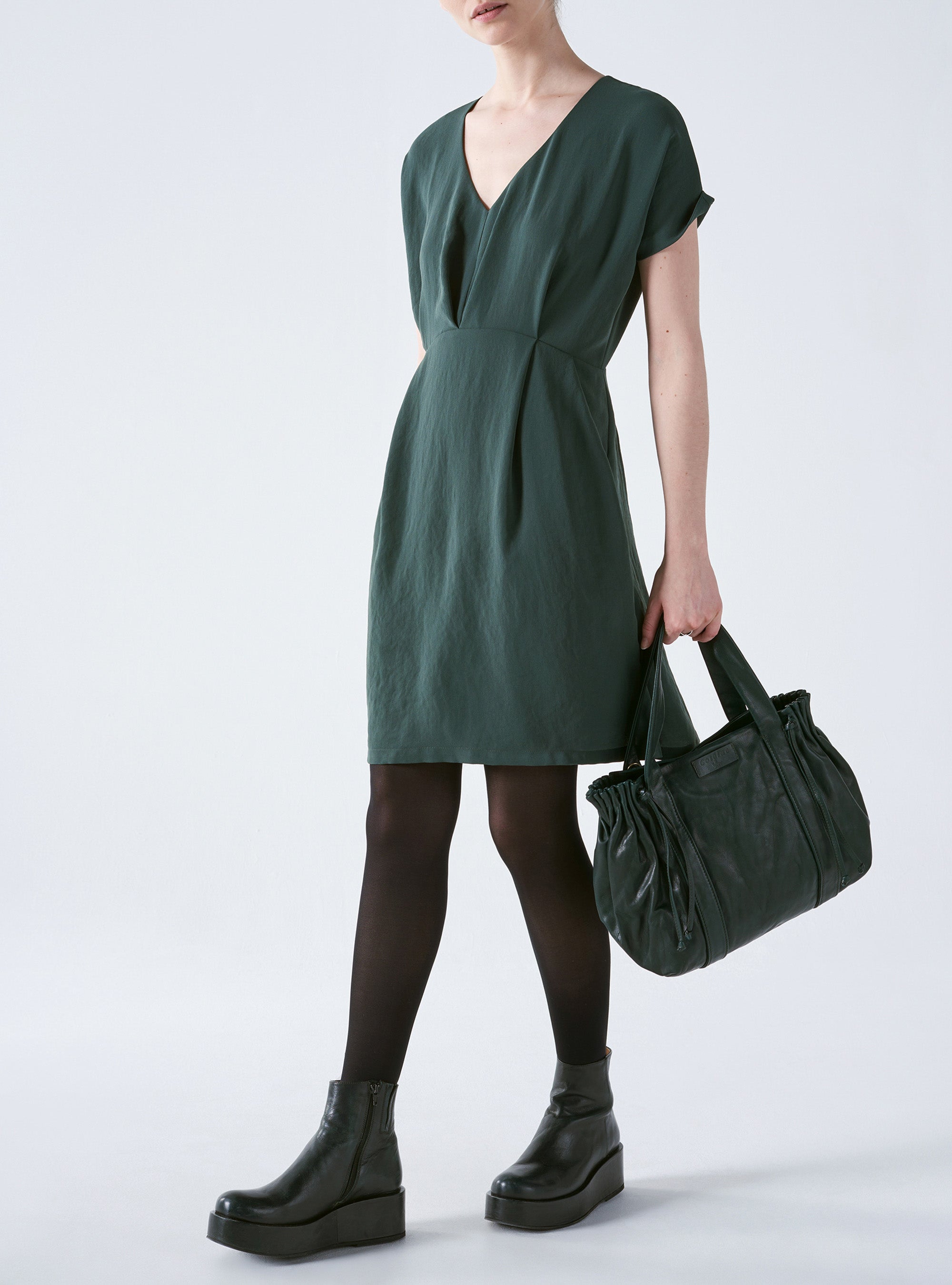 Trapeze Midi Dress