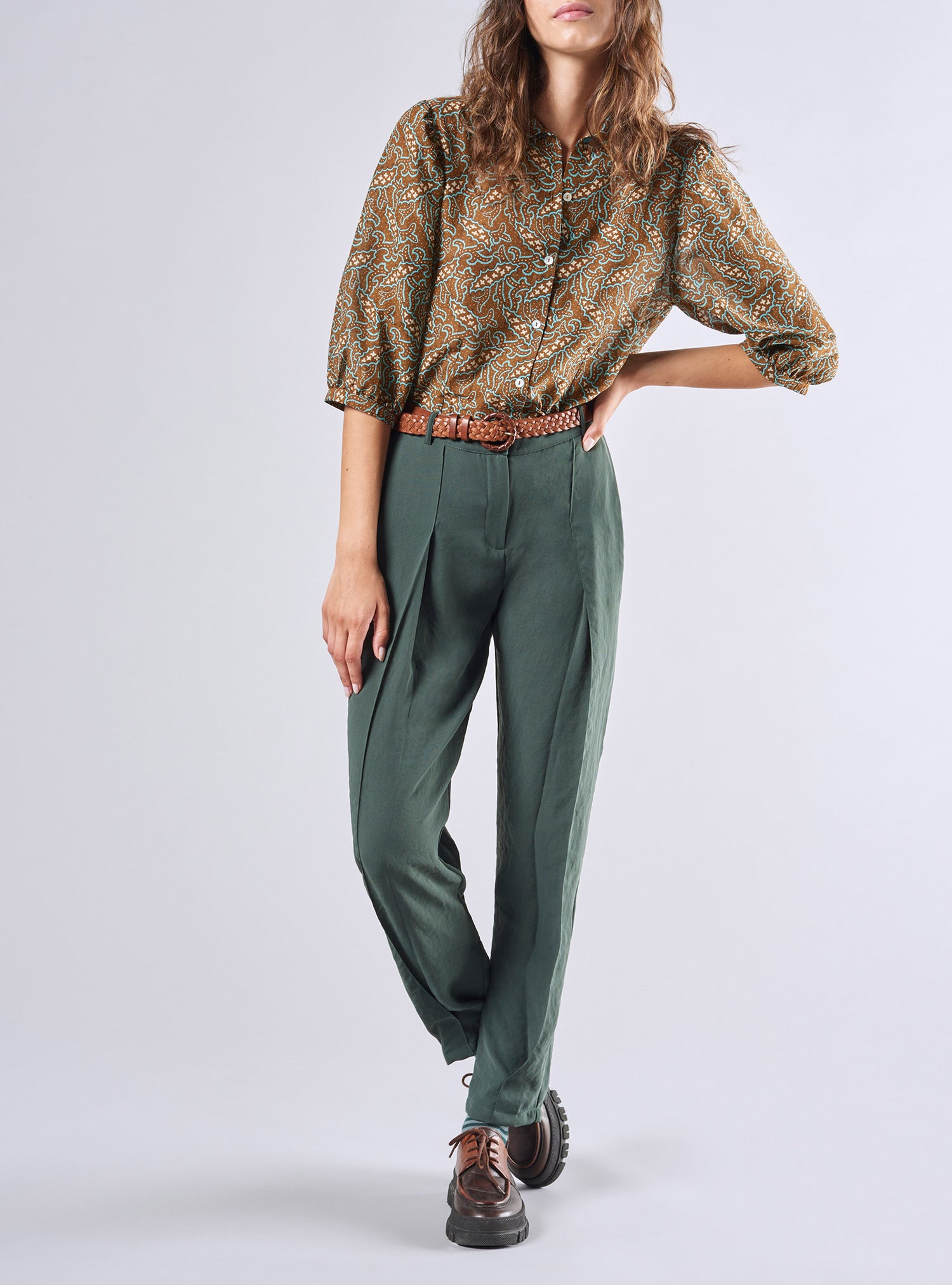 Short Cotton/Silk Shirt