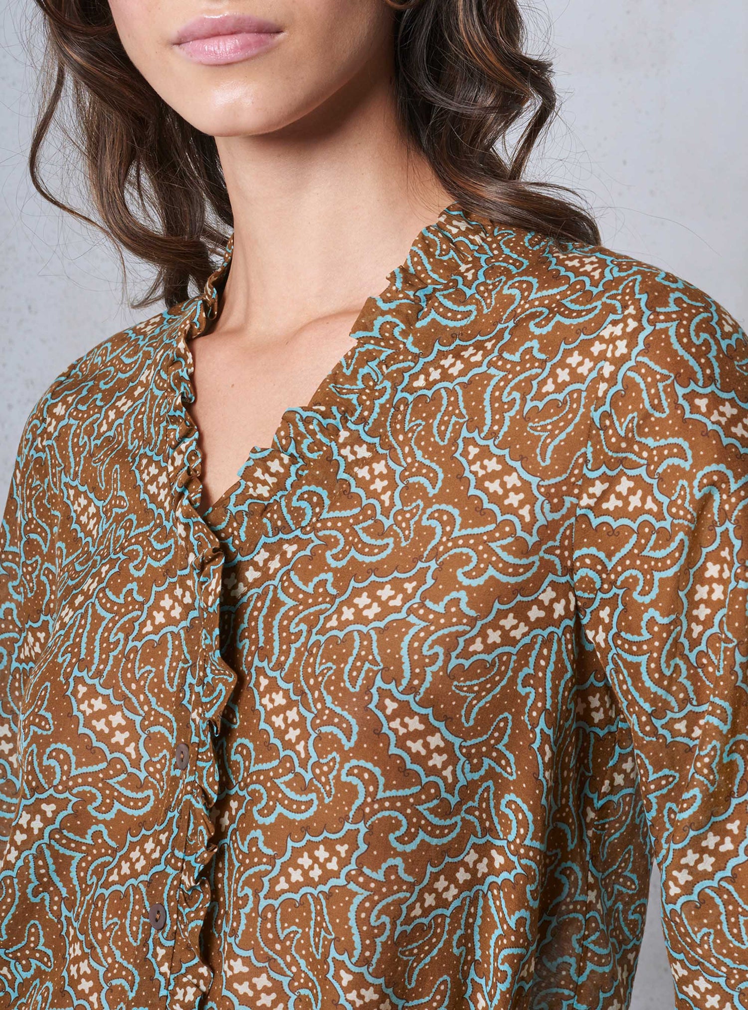 Fluid Cotton/Silk Blouse