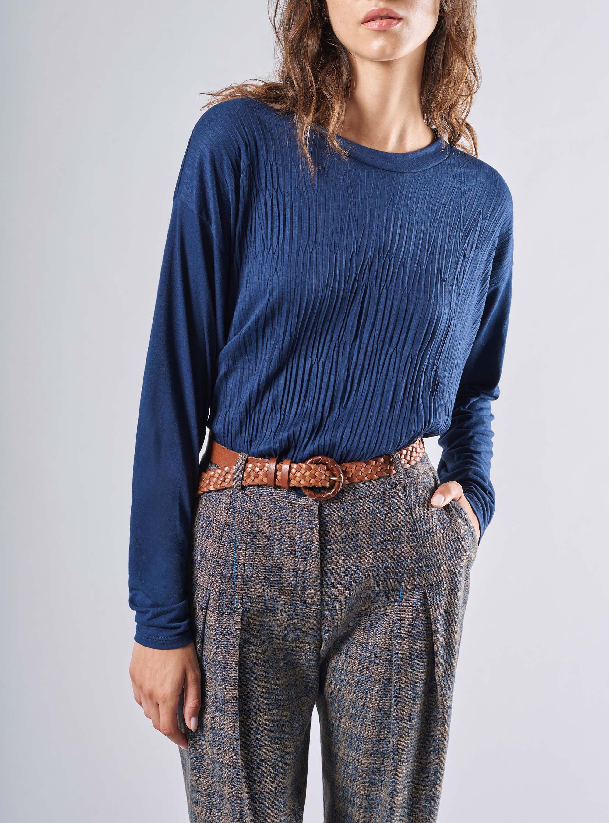 Checked Tailored Trousers