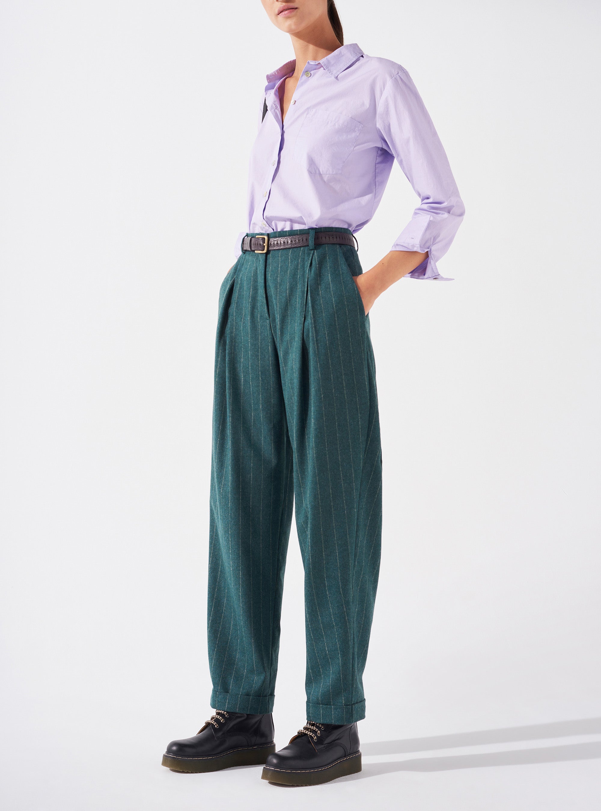 Striped Cargo Pants