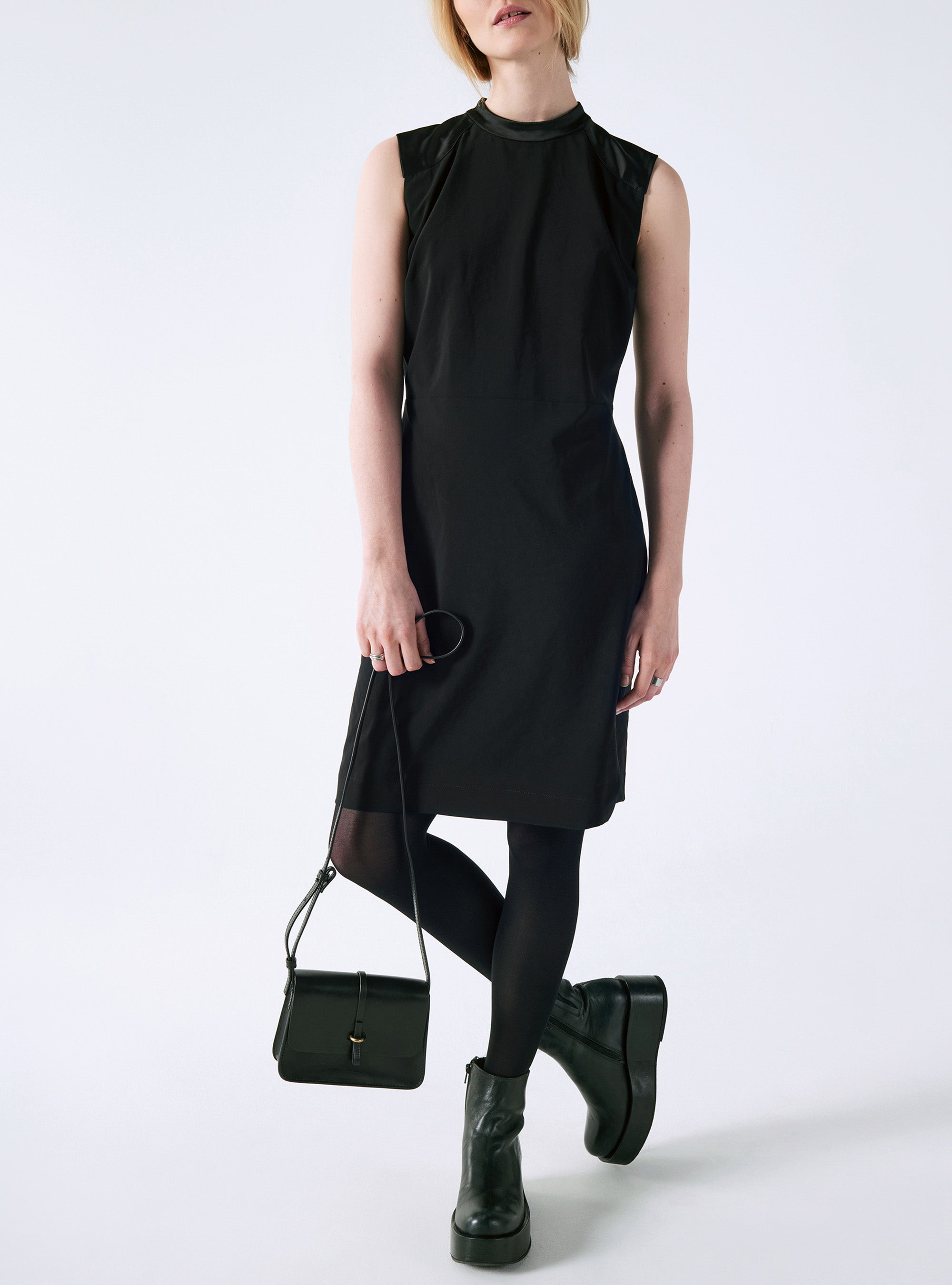 Slit Back Dress